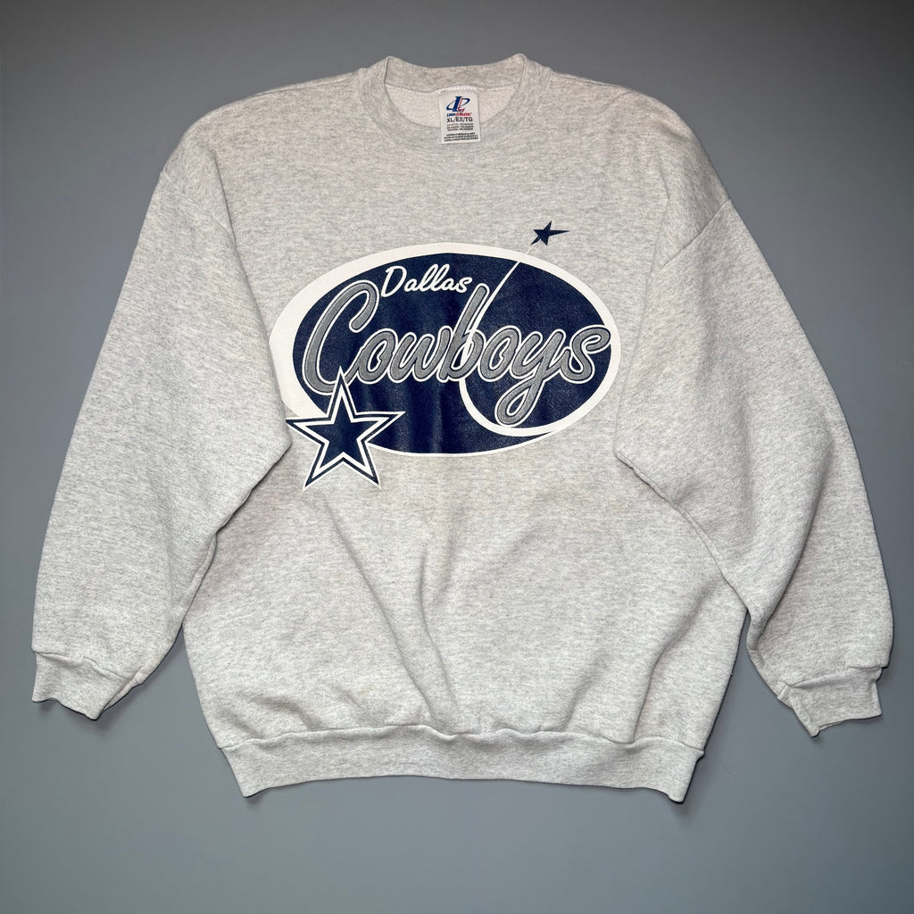 90s Dallas Cowboys Logo Athletic Crewneck Sweatshirt