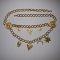 80’s Escada Chain Charm Belt