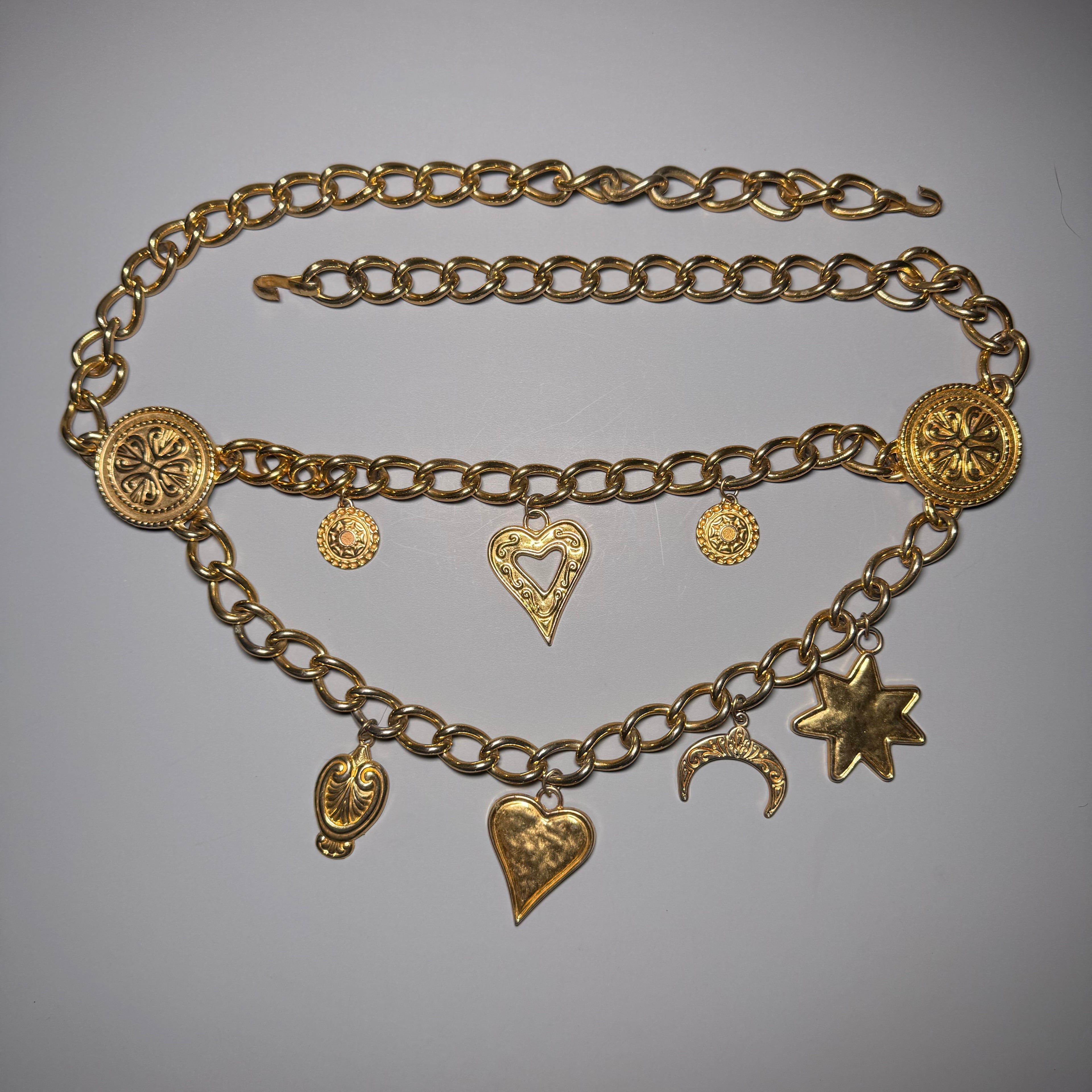 80’s Escada Chain Charm Belt