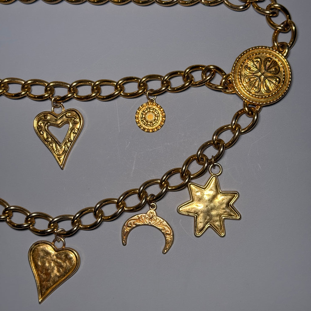 80’s Escada Chain Charm Belt