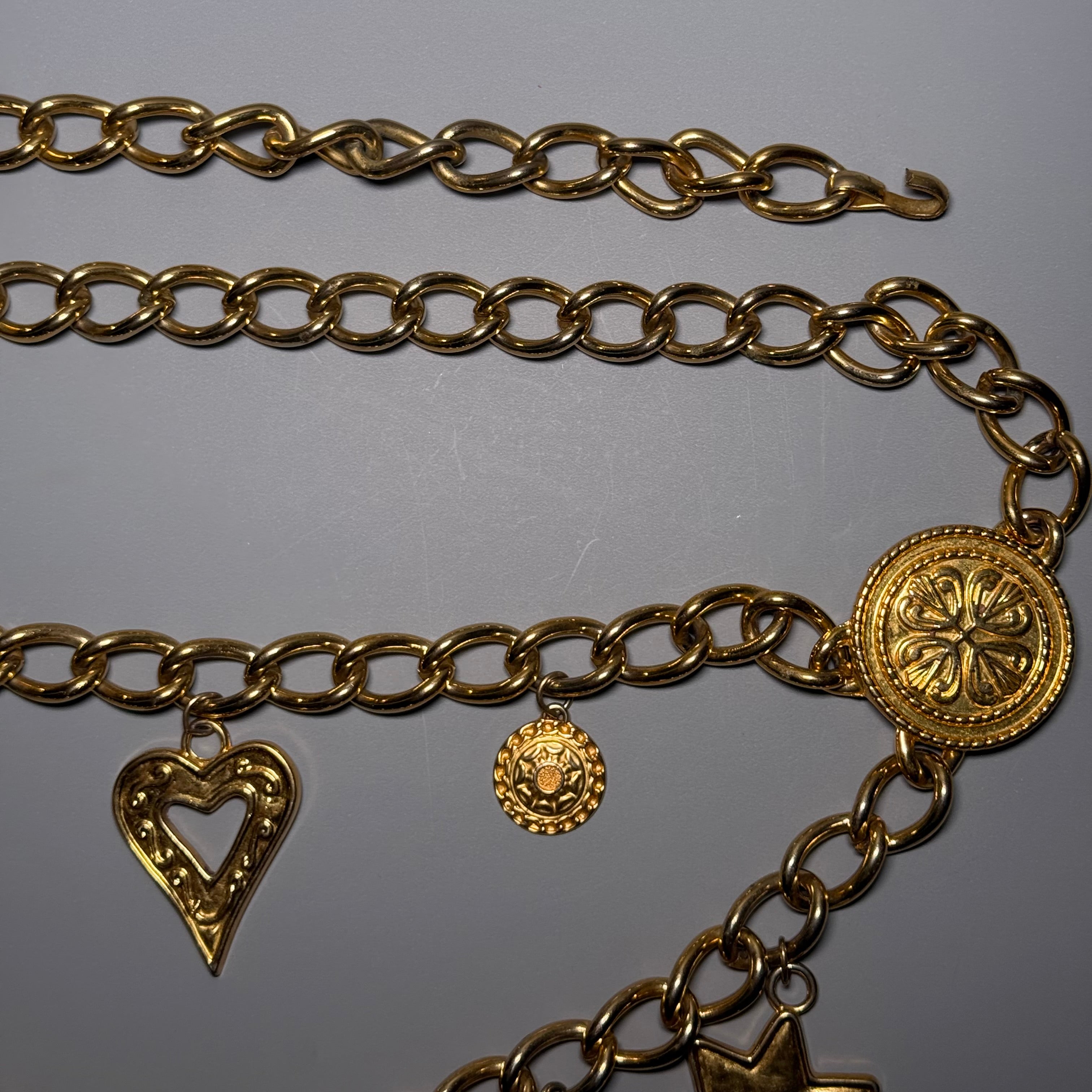 80’s Escada Chain Charm Belt