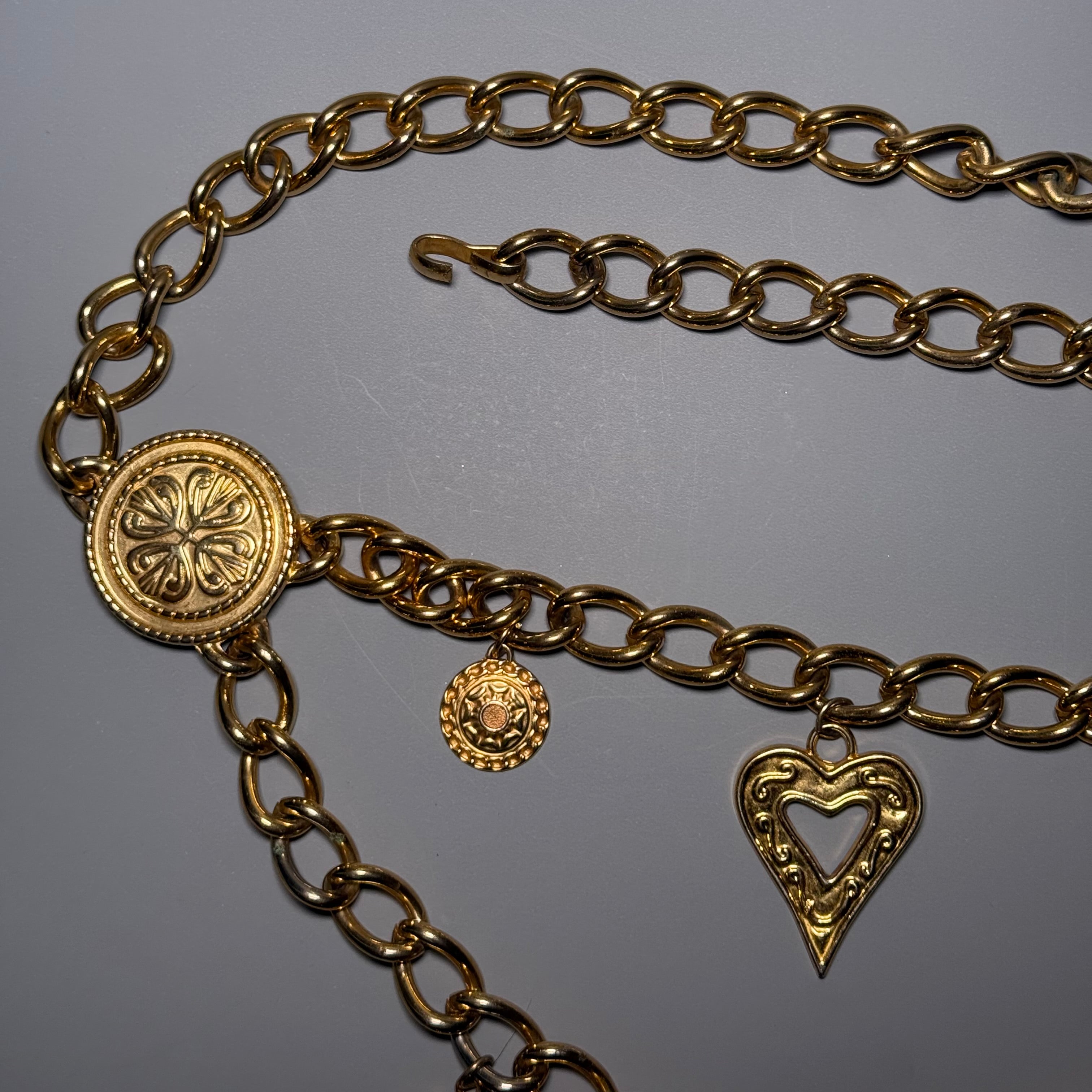 80’s Escada Chain Charm Belt