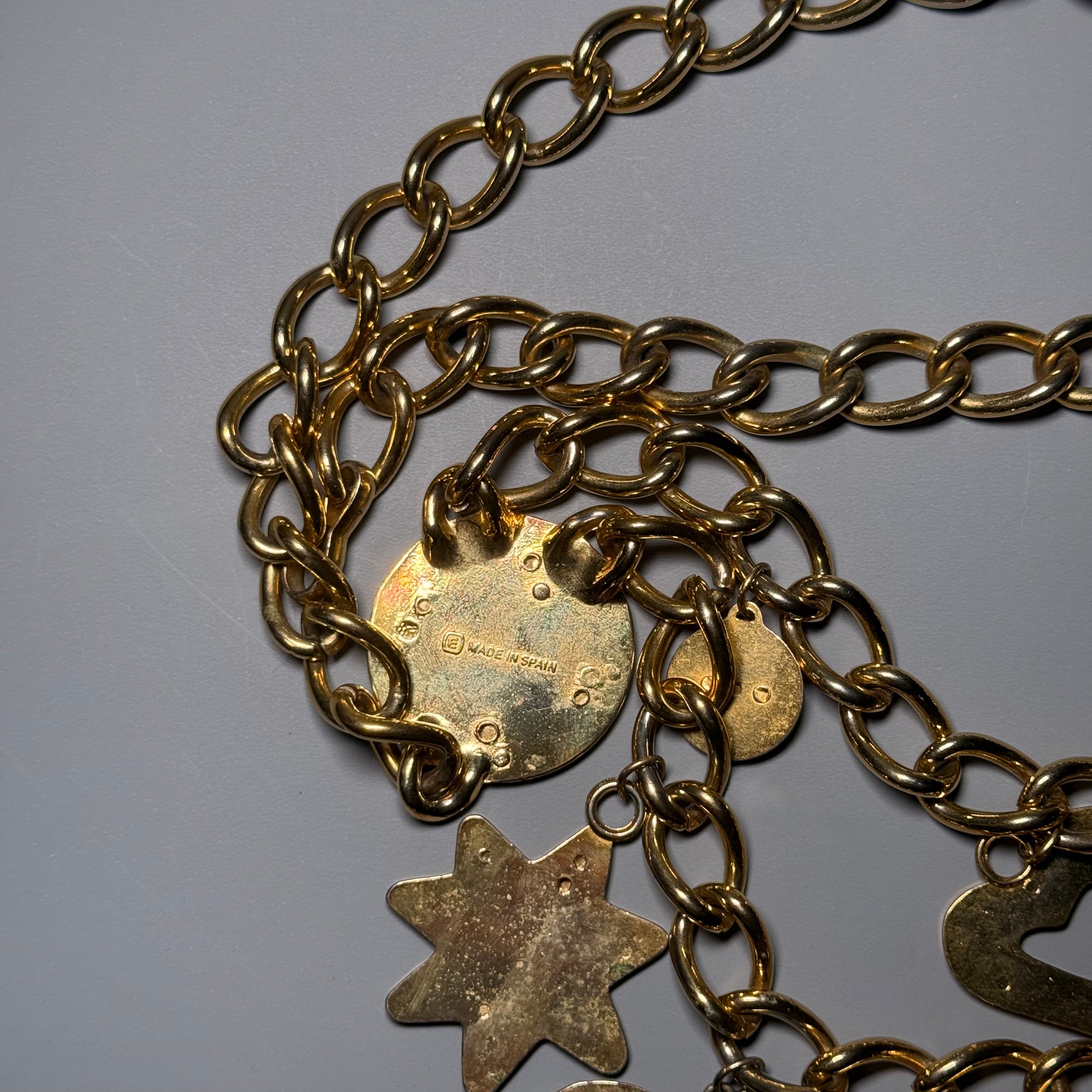 80’s Escada Chain Charm Belt