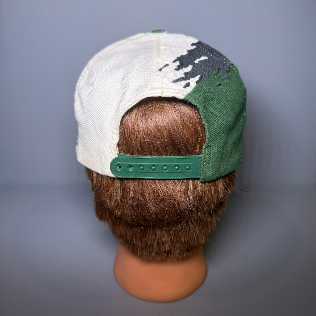 90s NHL Dallas Stars Logo 7 Splash Snapback Cap