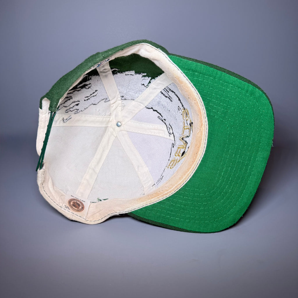 90s NHL Dallas Stars Logo 7 Splash Snapback Cap