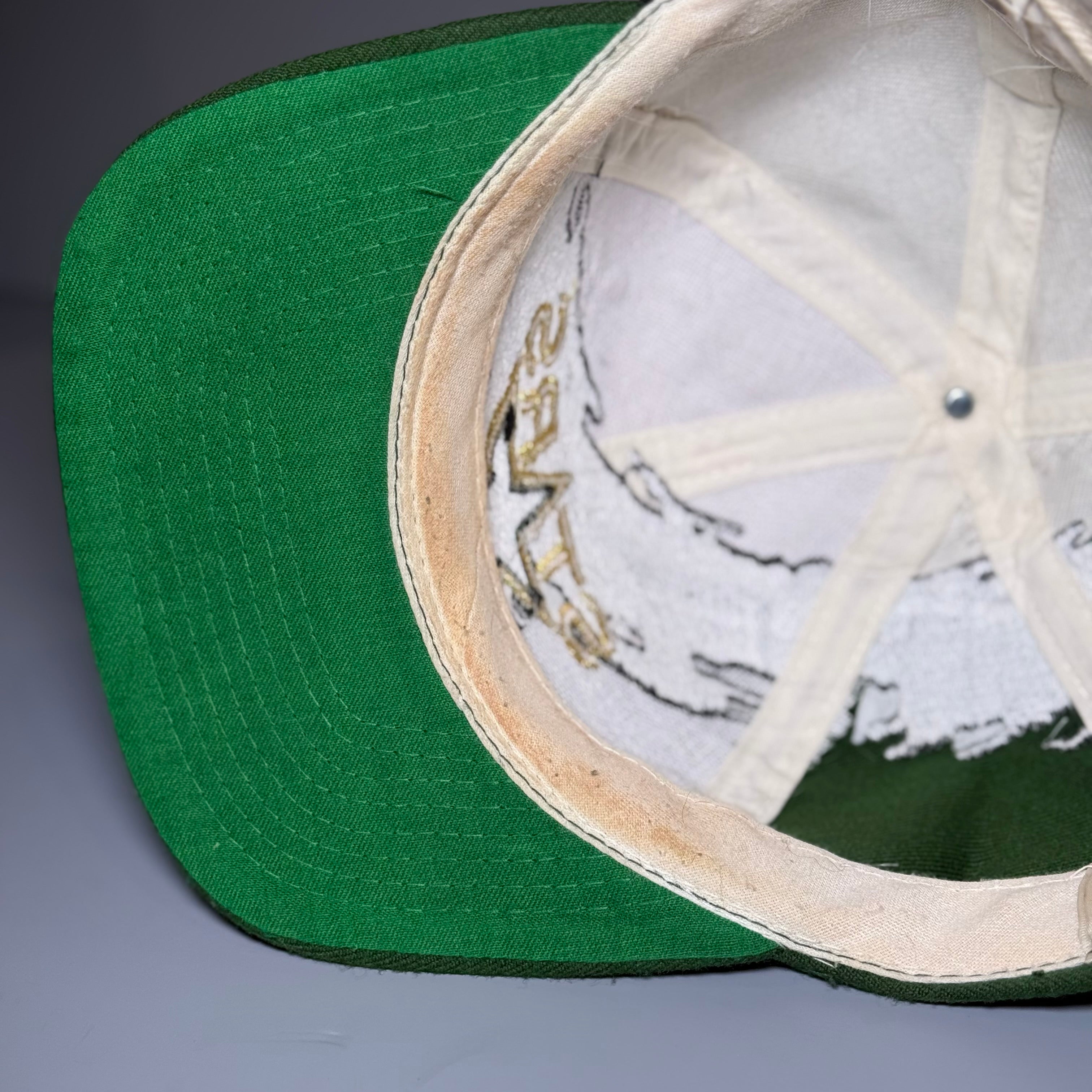 90s NHL Dallas Stars Logo 7 Splash Snapback Cap
