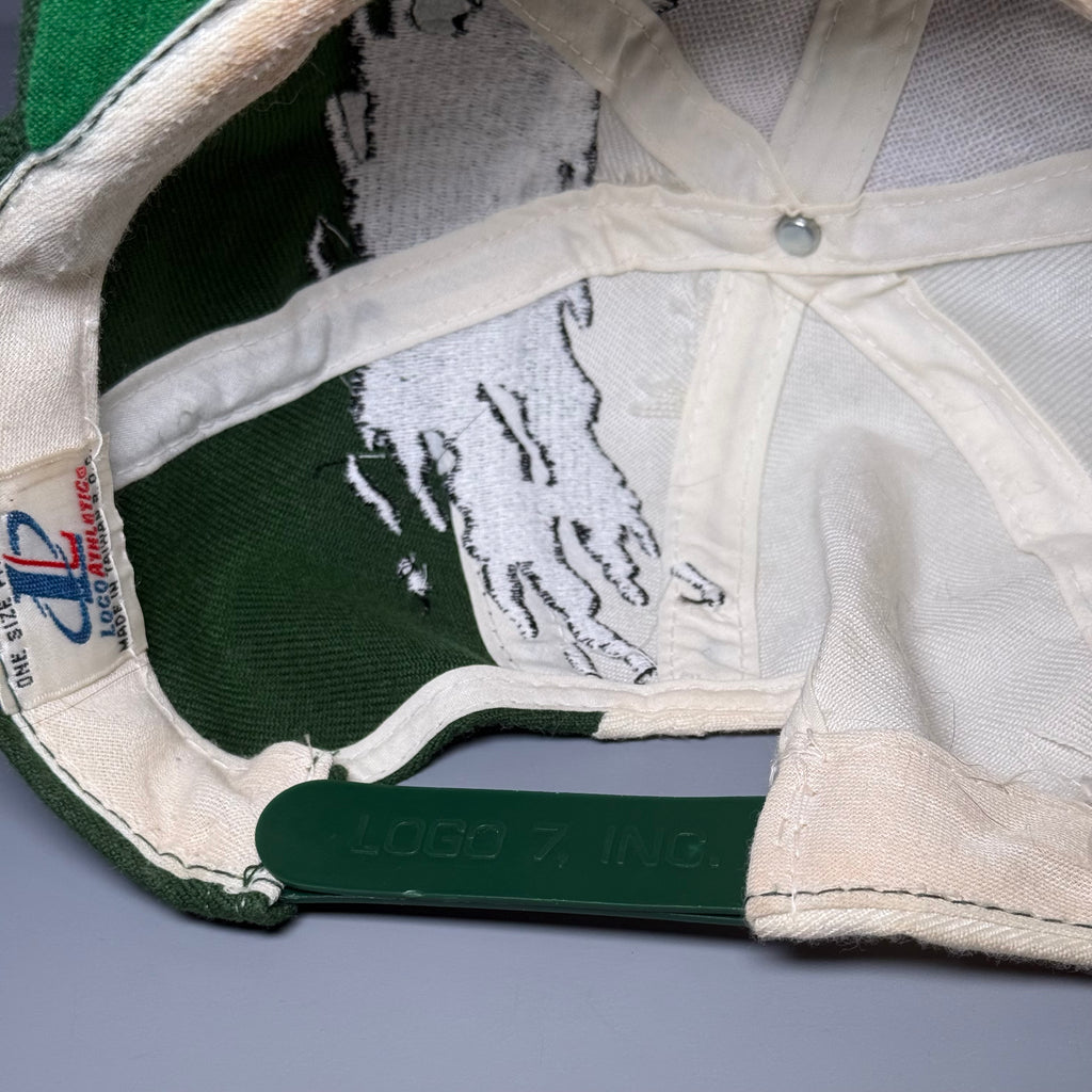 90s NHL Dallas Stars Logo 7 Splash Snapback Cap
