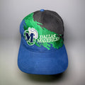 90s NBA Dallas Mavericks Splash Snapback Cap (Black Dome)