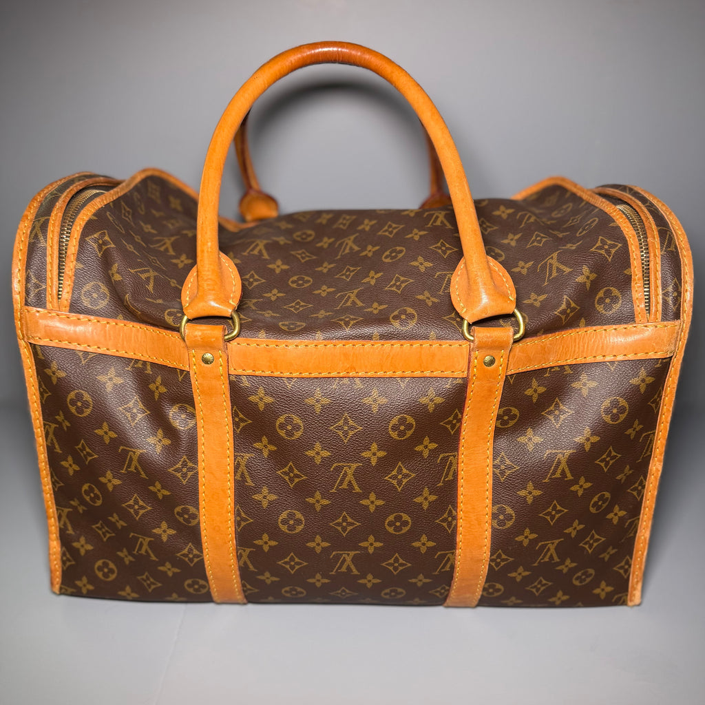 1989 Louis Vuitton Monogram Sac Chien 50 Pet Carrier