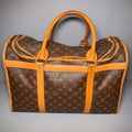 1989 Louis Vuitton Monogram Sac Chien 50 Pet Carrier