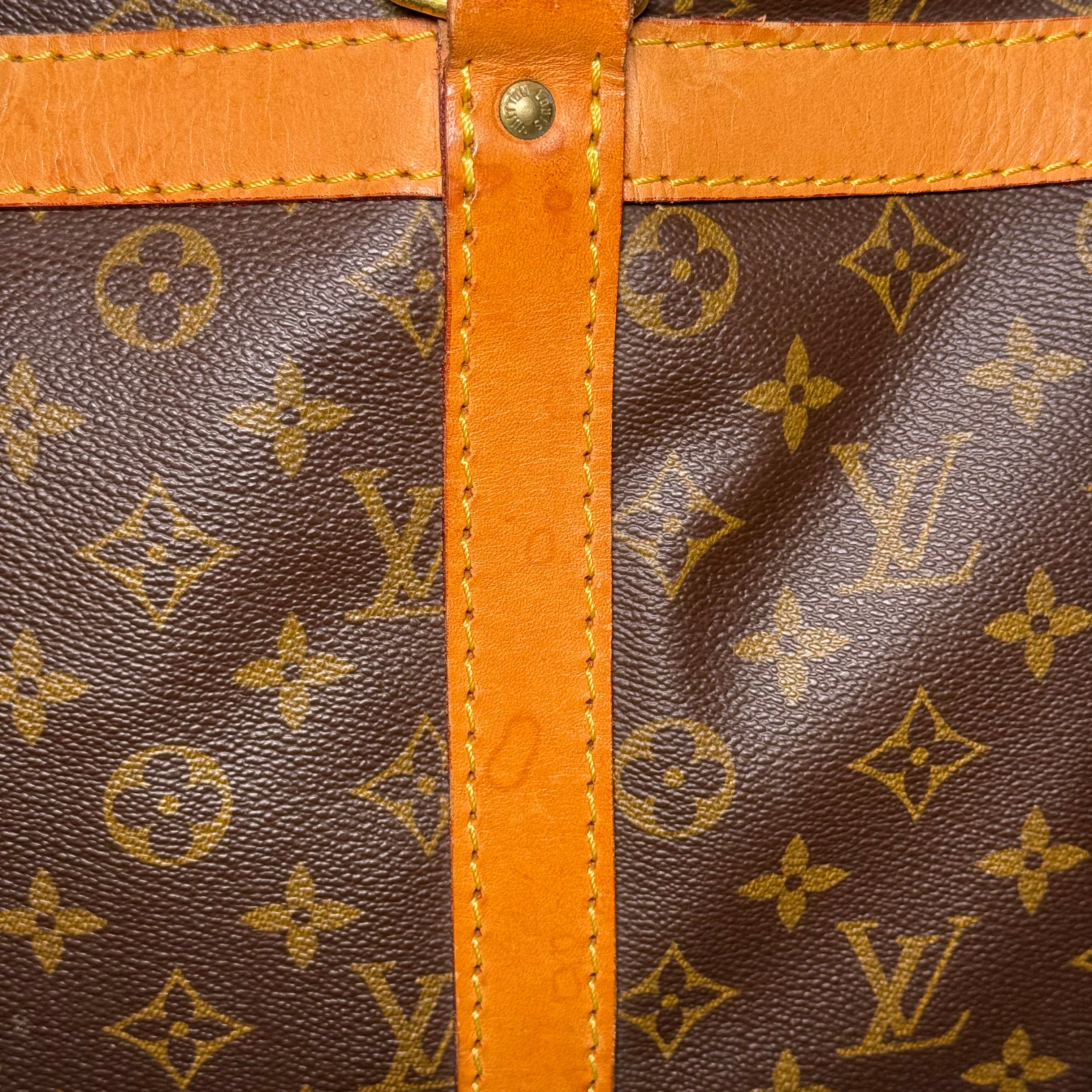 1989 Louis Vuitton Monogram Sac Chien 50 Pet Carrier