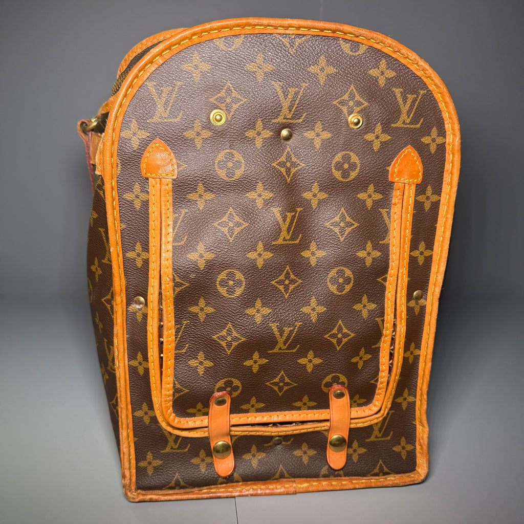 1989 Louis Vuitton Monogram Sac Chien 50 Pet Carrier