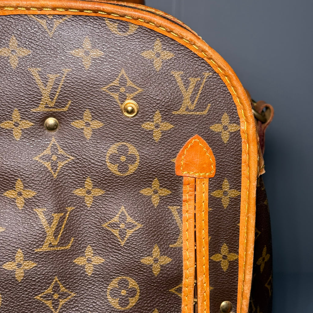 1989 Louis Vuitton Monogram Sac Chien 50 Pet Carrier