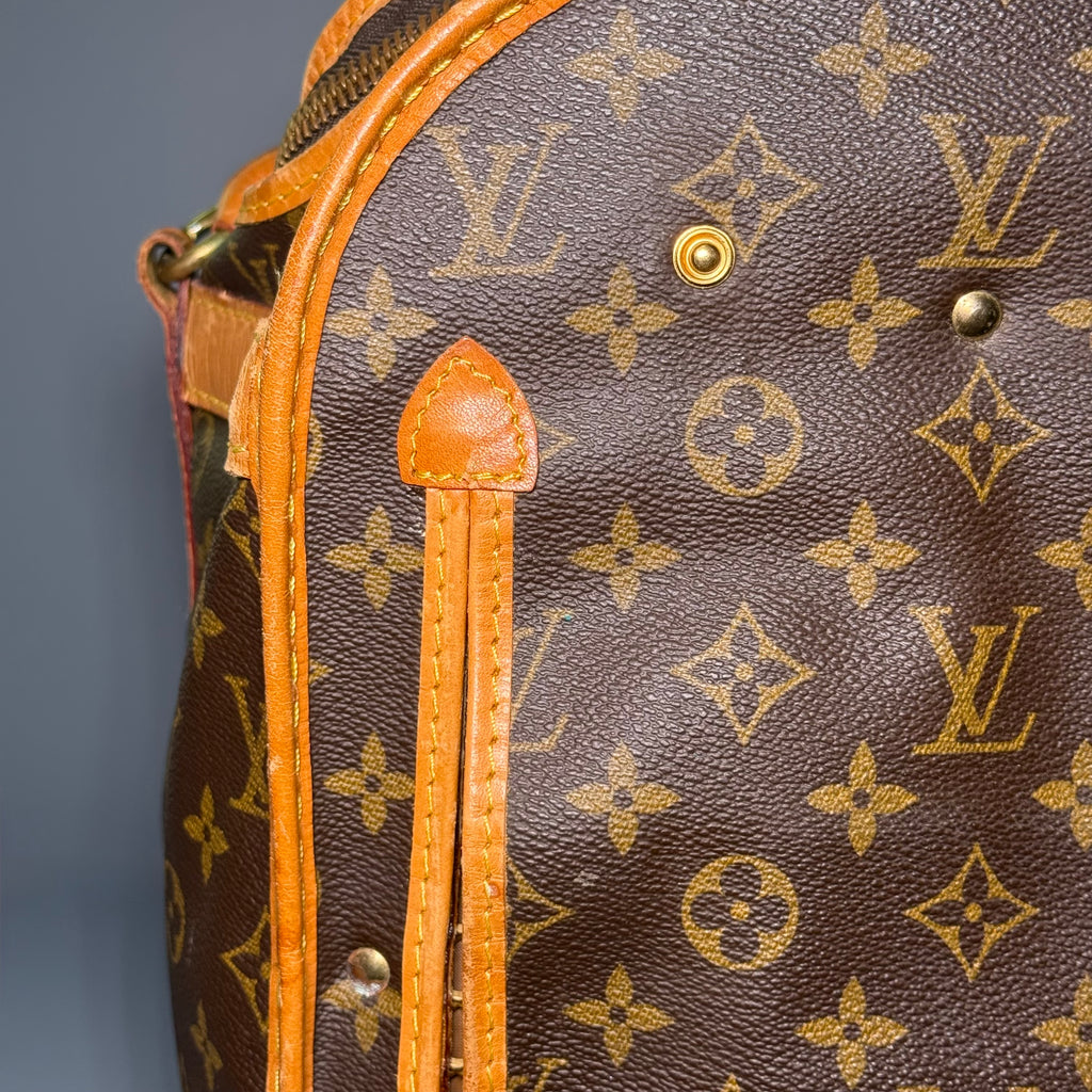 1989 Louis Vuitton Monogram Sac Chien 50 Pet Carrier