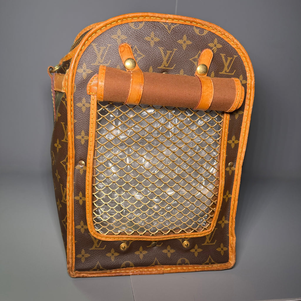 1989 Louis Vuitton Monogram Sac Chien 50 Pet Carrier