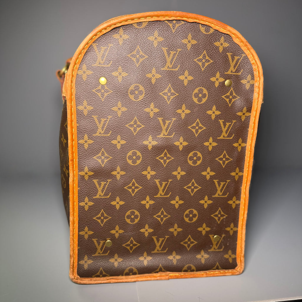 1989 Louis Vuitton Monogram Sac Chien 50 Pet Carrier
