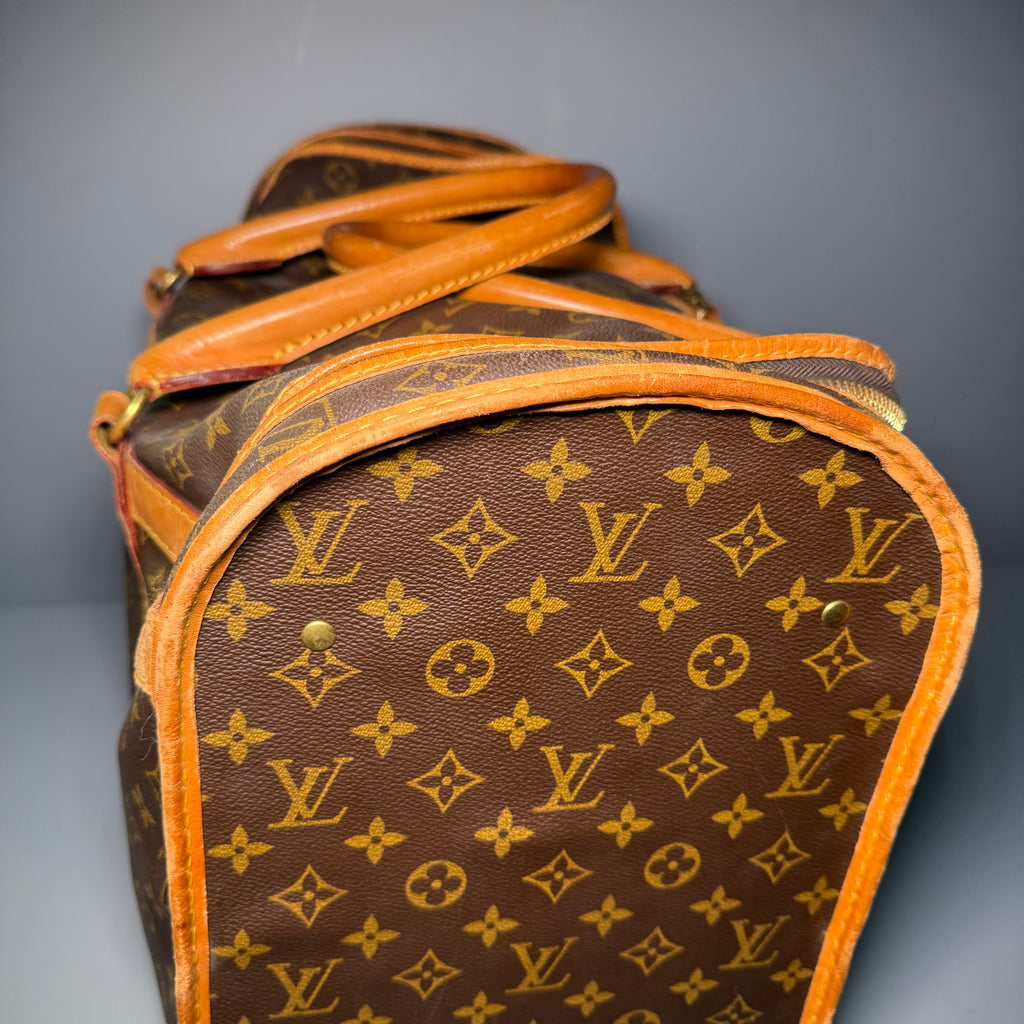 1989 Louis Vuitton Monogram Sac Chien 50 Pet Carrier