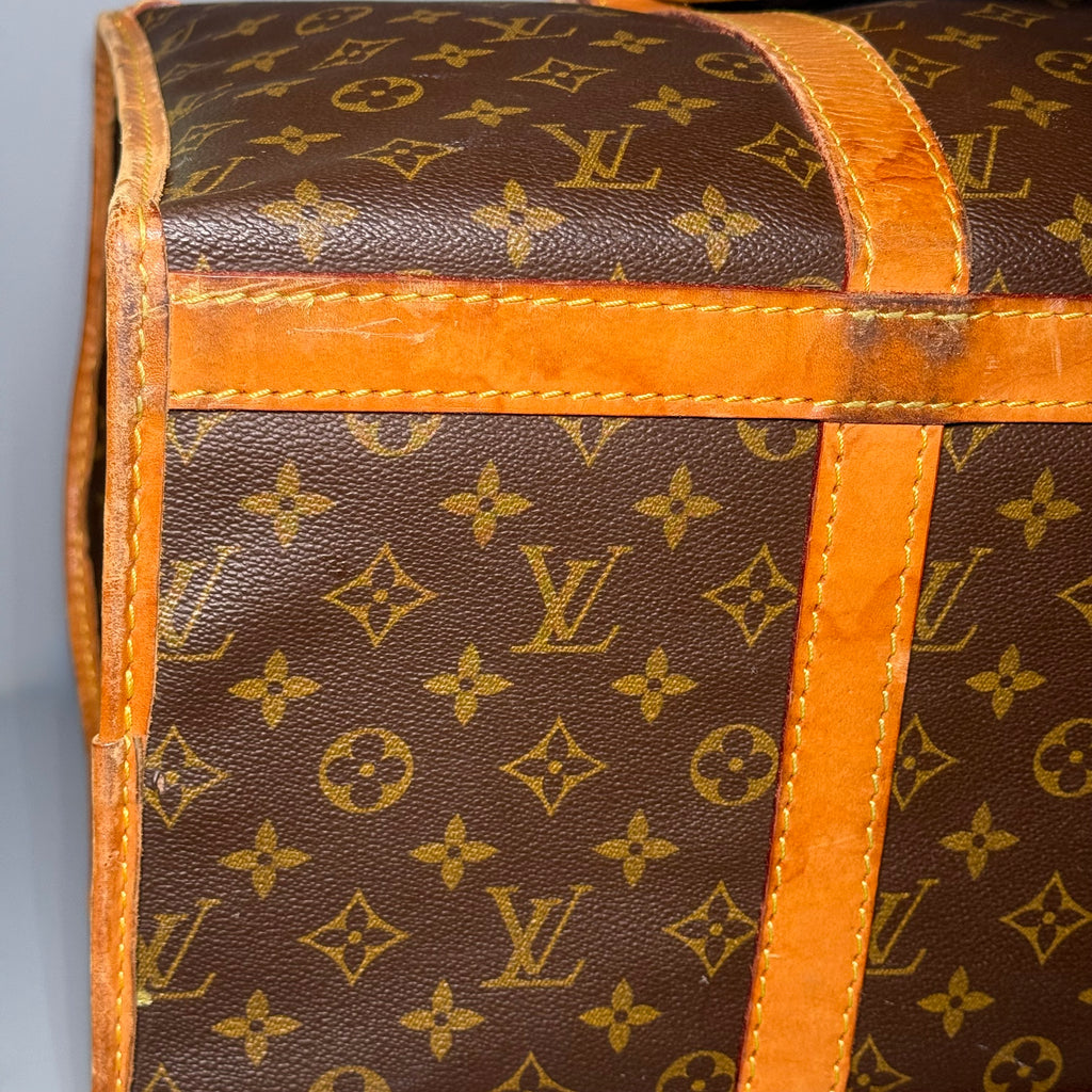 1989 Louis Vuitton Monogram Sac Chien 50 Pet Carrier