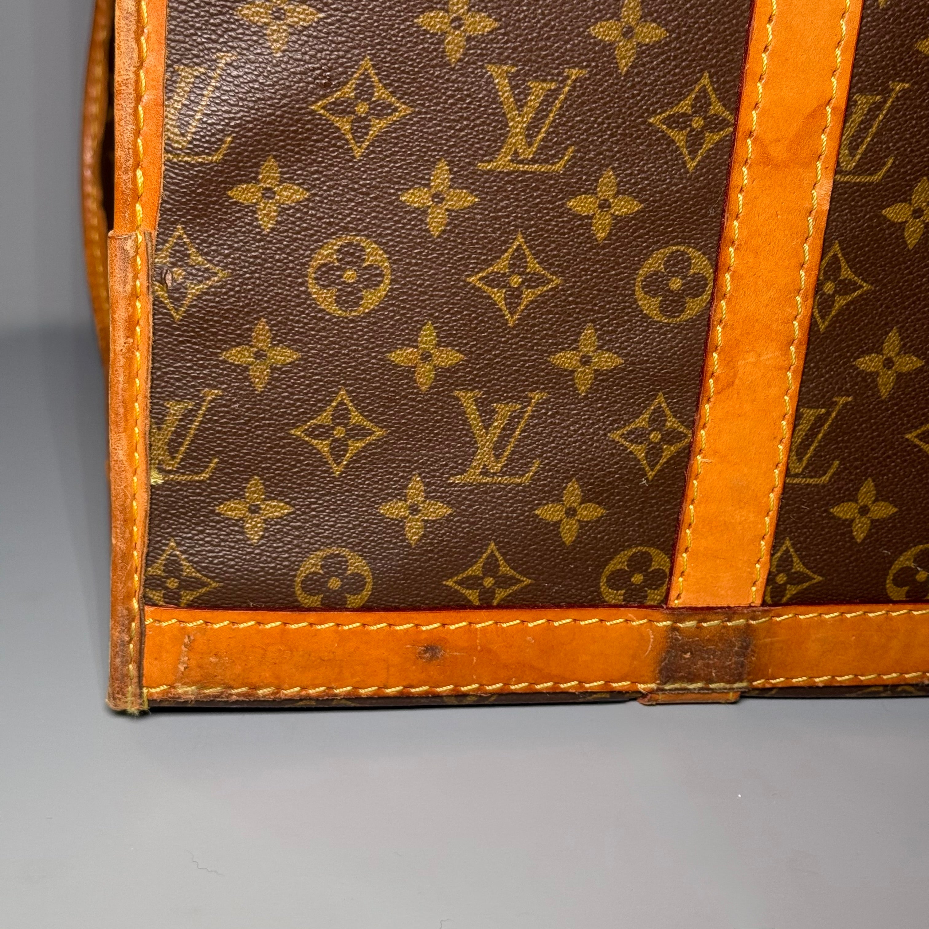 1989 Louis Vuitton Monogram Sac Chien 50 Pet Carrier