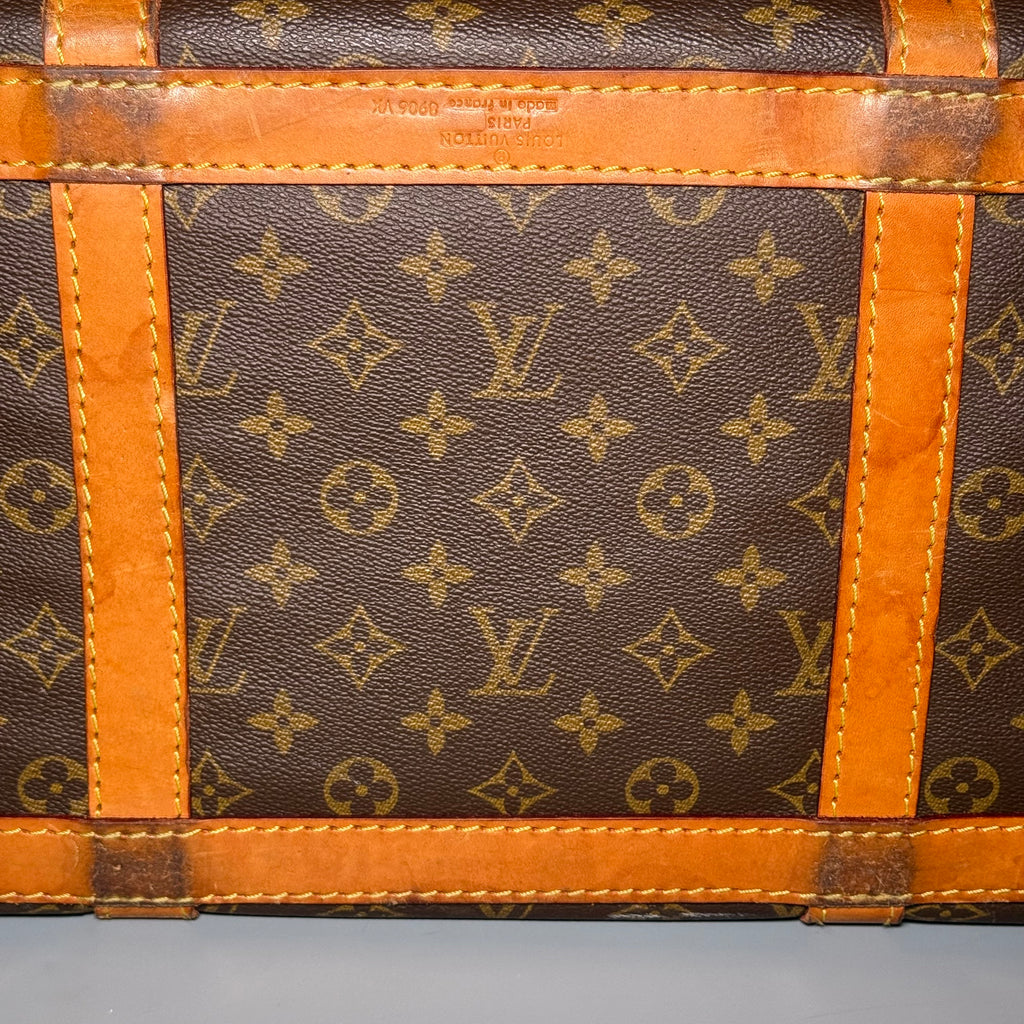 1989 Louis Vuitton Monogram Sac Chien 50 Pet Carrier