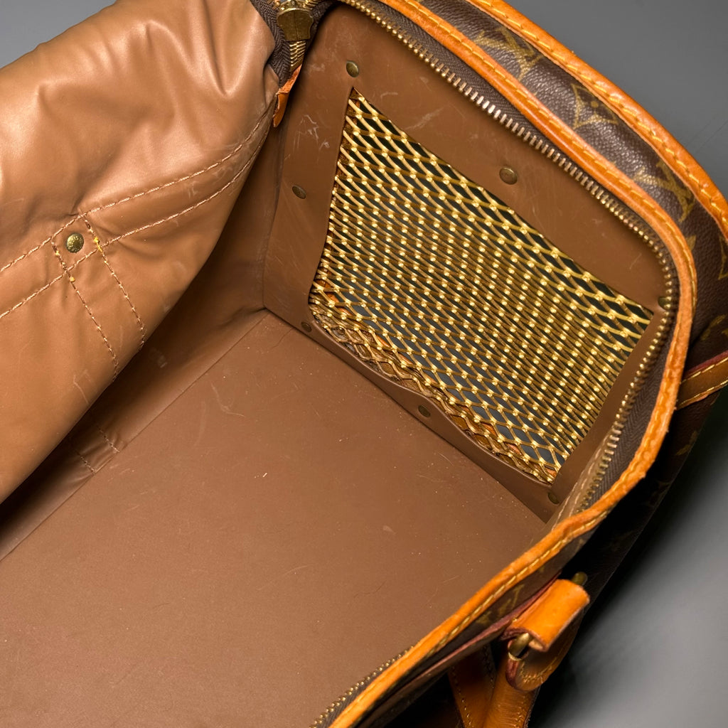 1989 Louis Vuitton Monogram Sac Chien 50 Pet Carrier