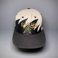 90s NHL Dallas Stars Logo 7 Shark Tooth Snapback Cap