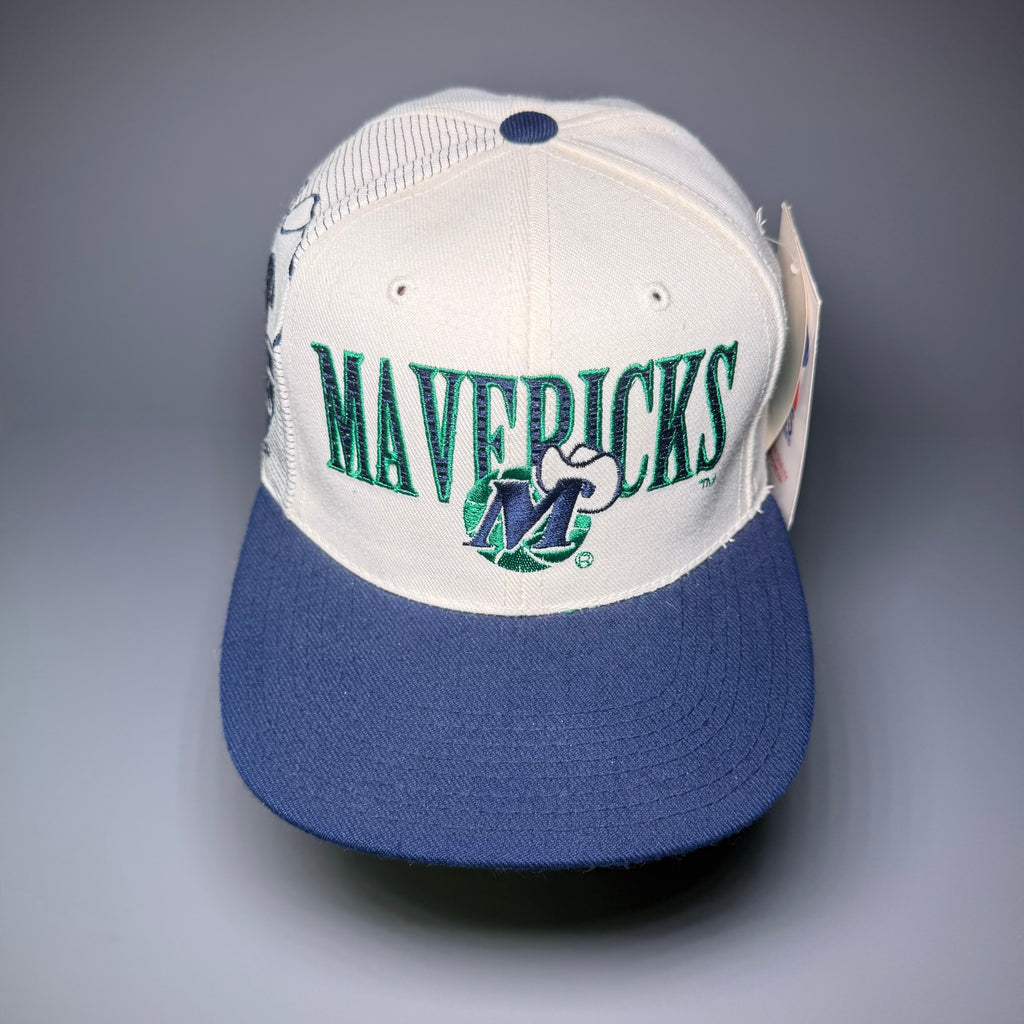 NWT 90s NBA Dallas Mavericks Shadow Snapback Cap