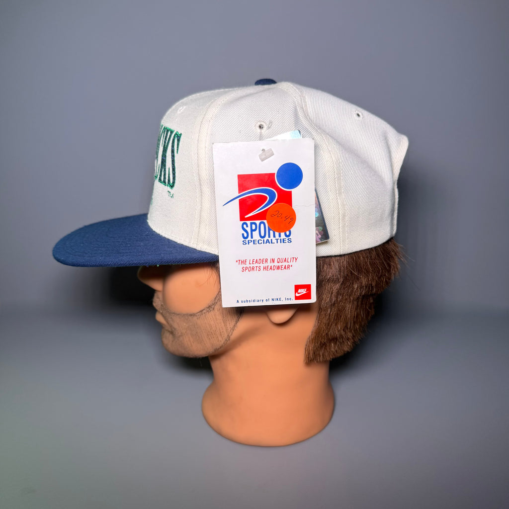 NWT 90s NBA Dallas Mavericks Shadow Snapback Cap