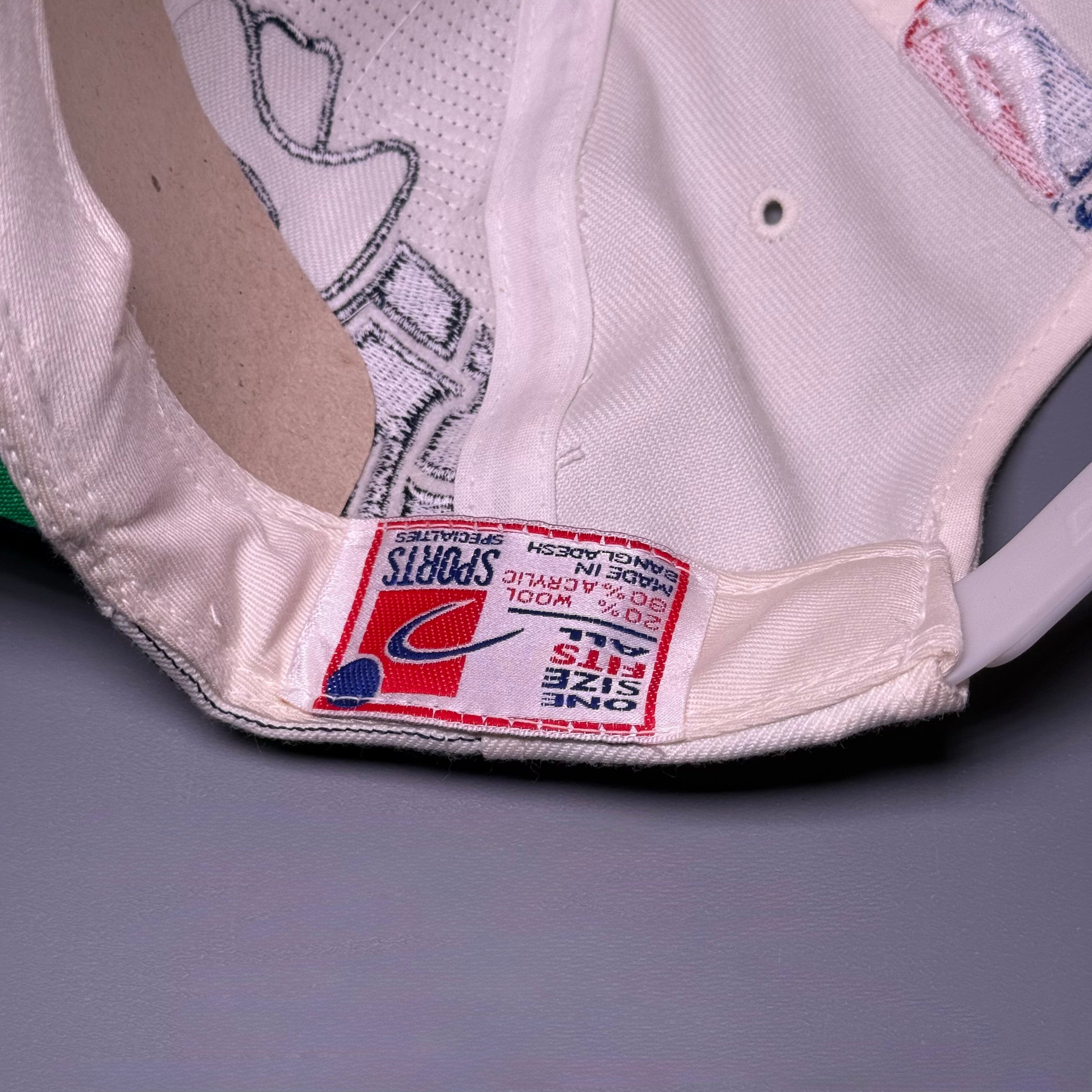 NWT 90s NBA Dallas Mavericks Shadow Snapback Cap