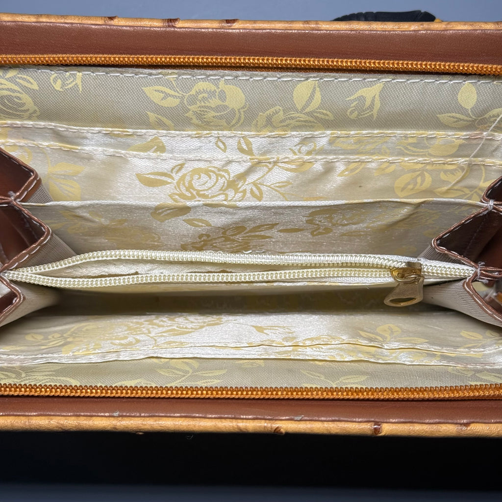 2000’s Guess Ostrich & Croc Clutch