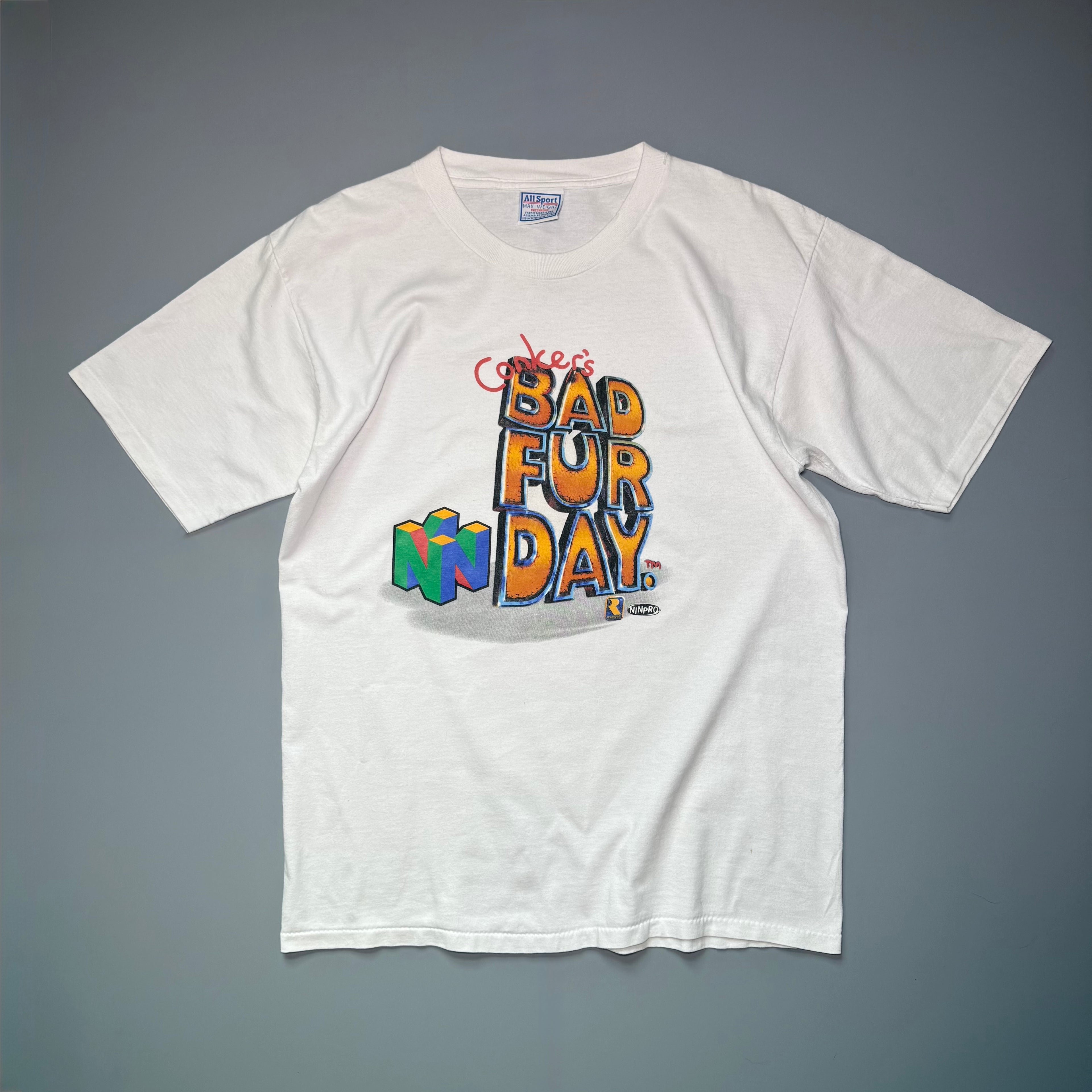 2001 Conker’s Bad Fur Day N64 Promo T-Shirt