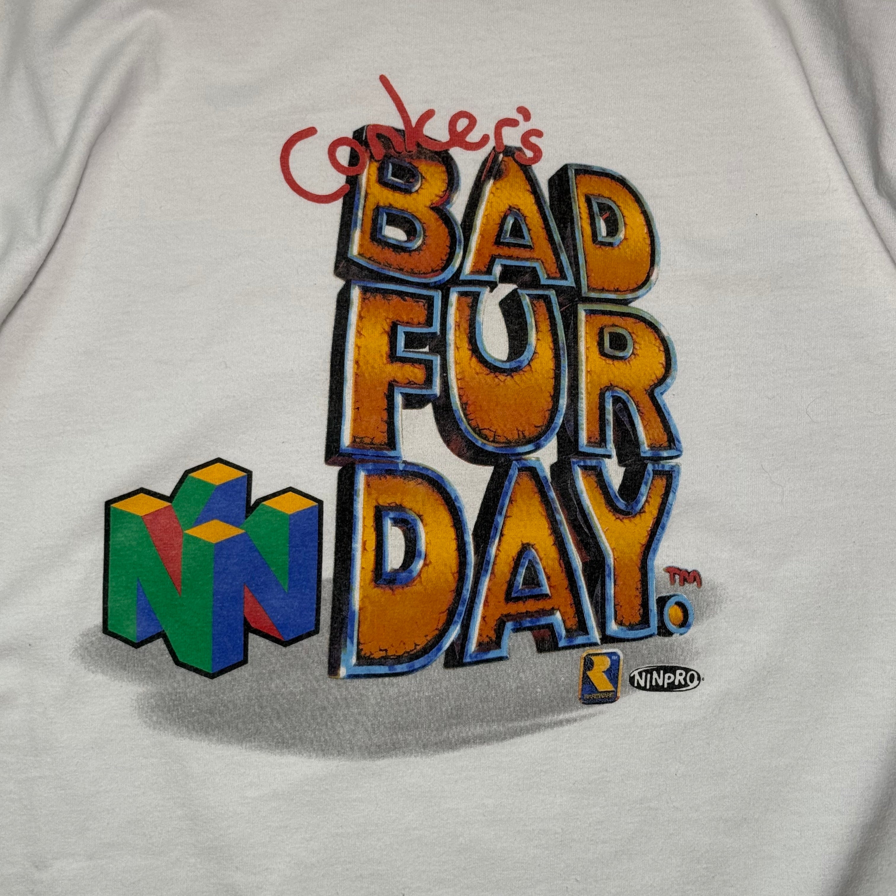 2001 Conker’s Bad Fur Day N64 Promo T-Shirt