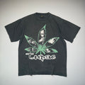 90s Tupac Shakur 2Pac Weed Leaf Graphic Tee