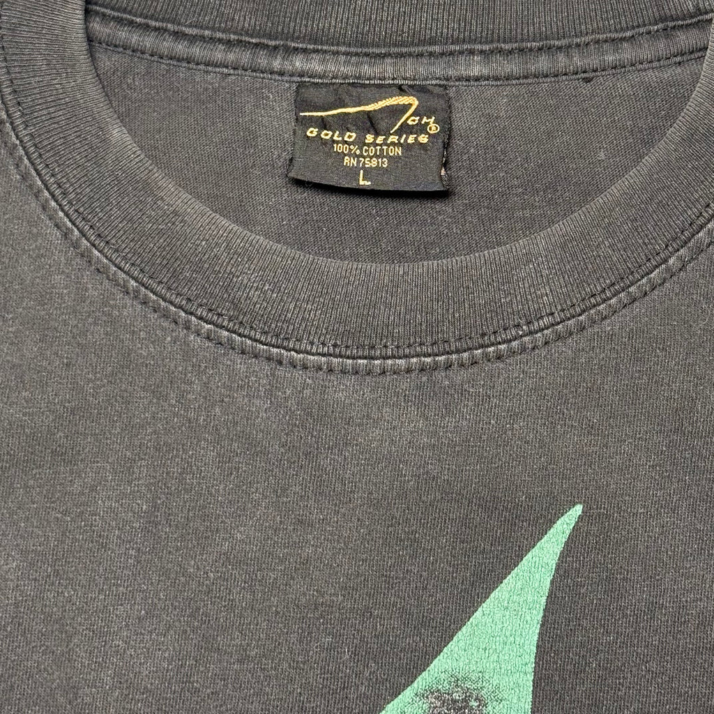 90s Tupac Shakur 2Pac Weed Leaf Graphic Tee