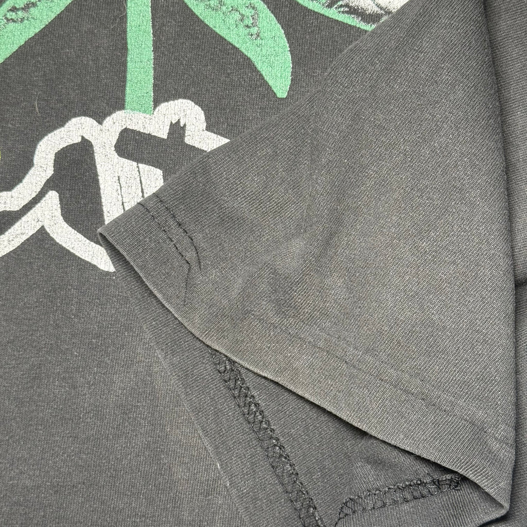 90s Tupac Shakur 2Pac Weed Leaf Graphic Tee