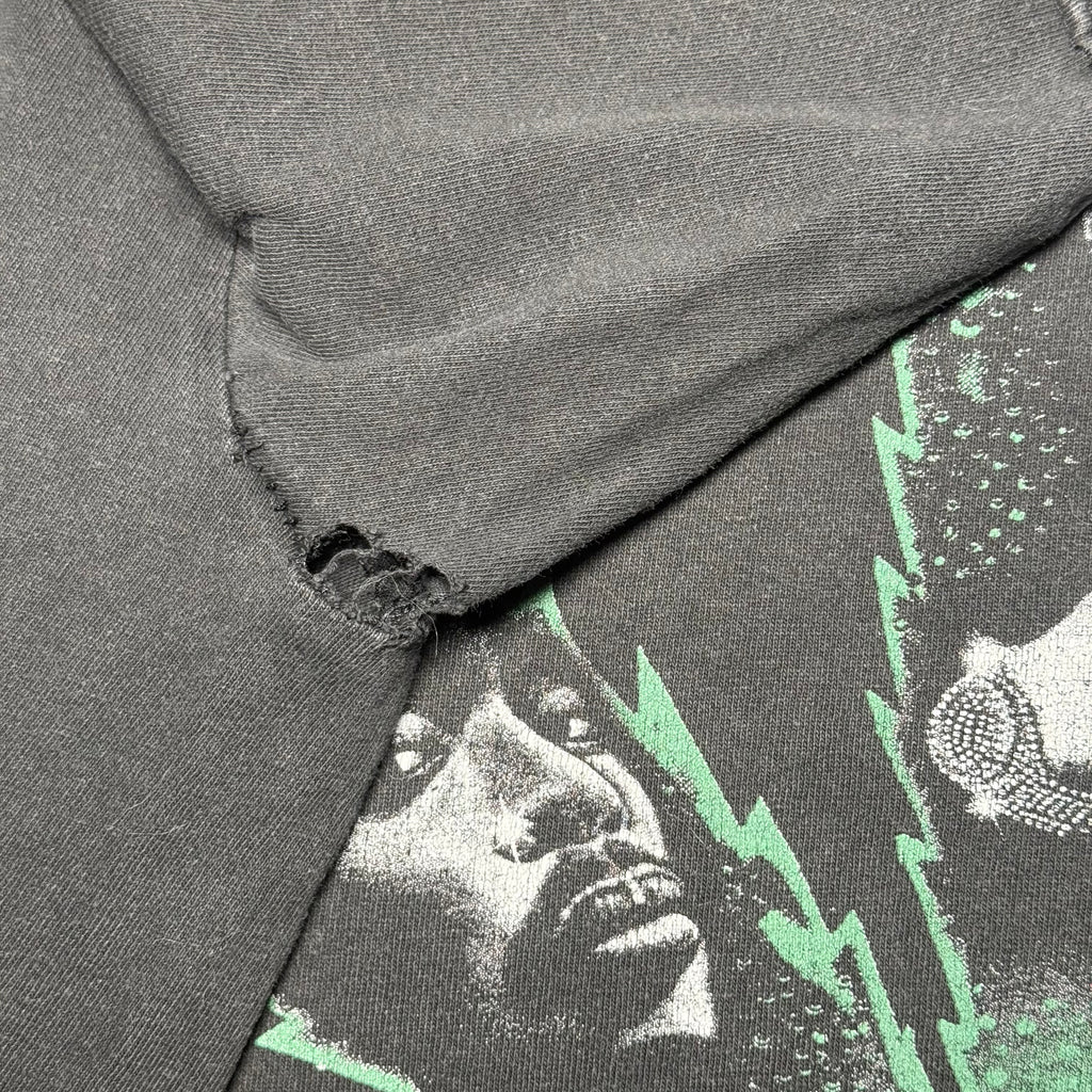90s Tupac Shakur 2Pac Weed Leaf Graphic Tee