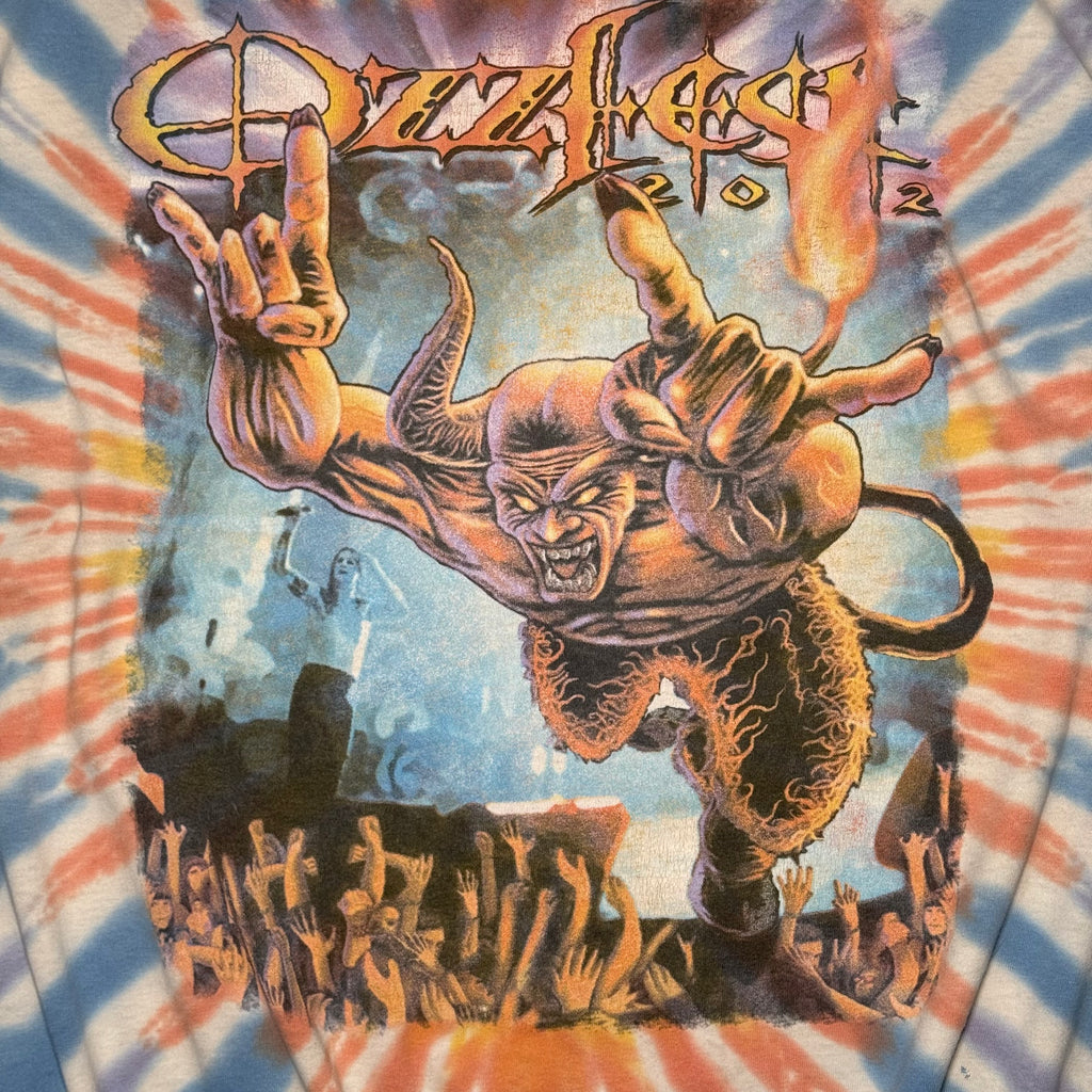 2002 Ozzfest Tour Tie-Dye Tee
