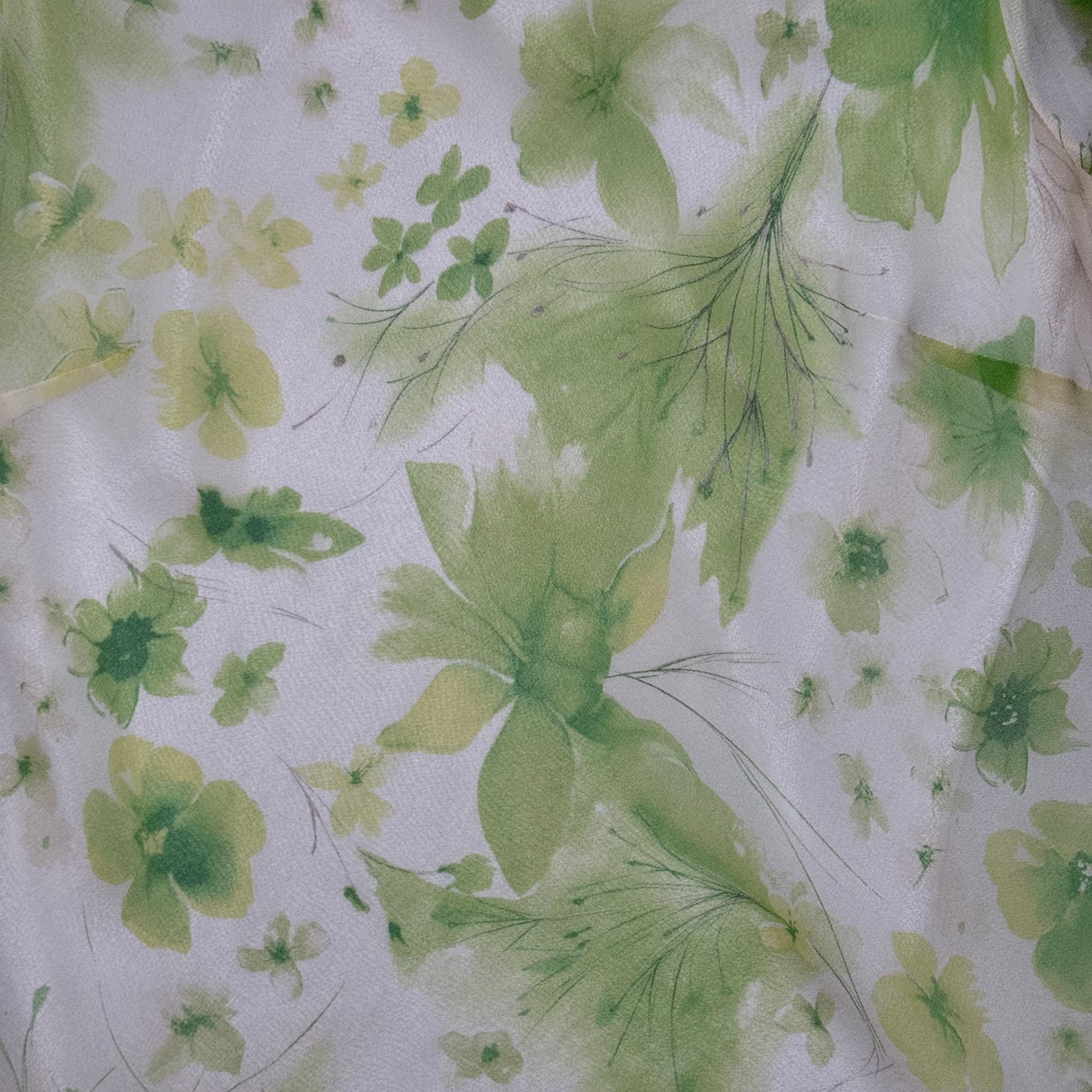 Worthington 100% Silk Floral Tie-Neck Blouse