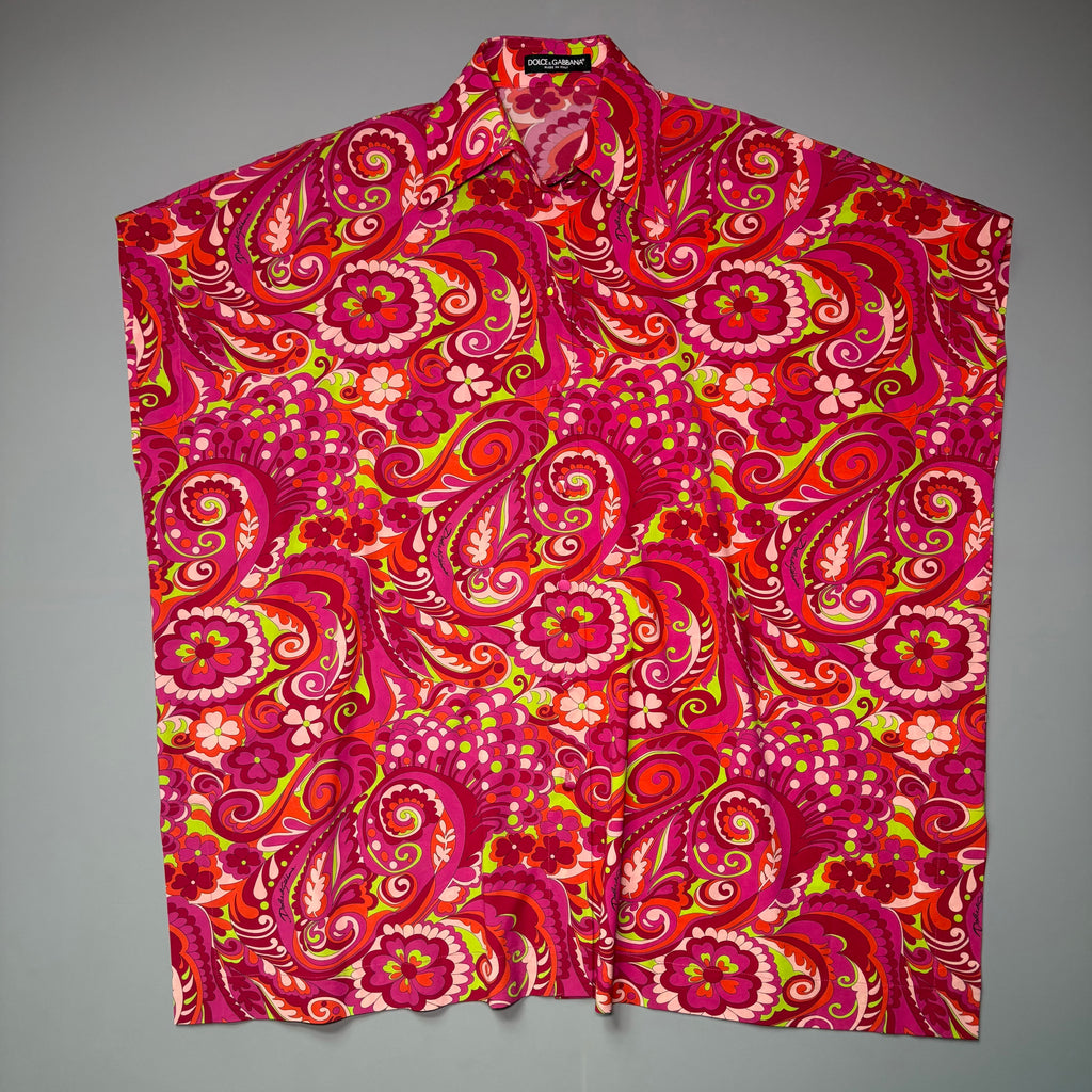 Dolce & Gabbana Printed silk-blend shirt