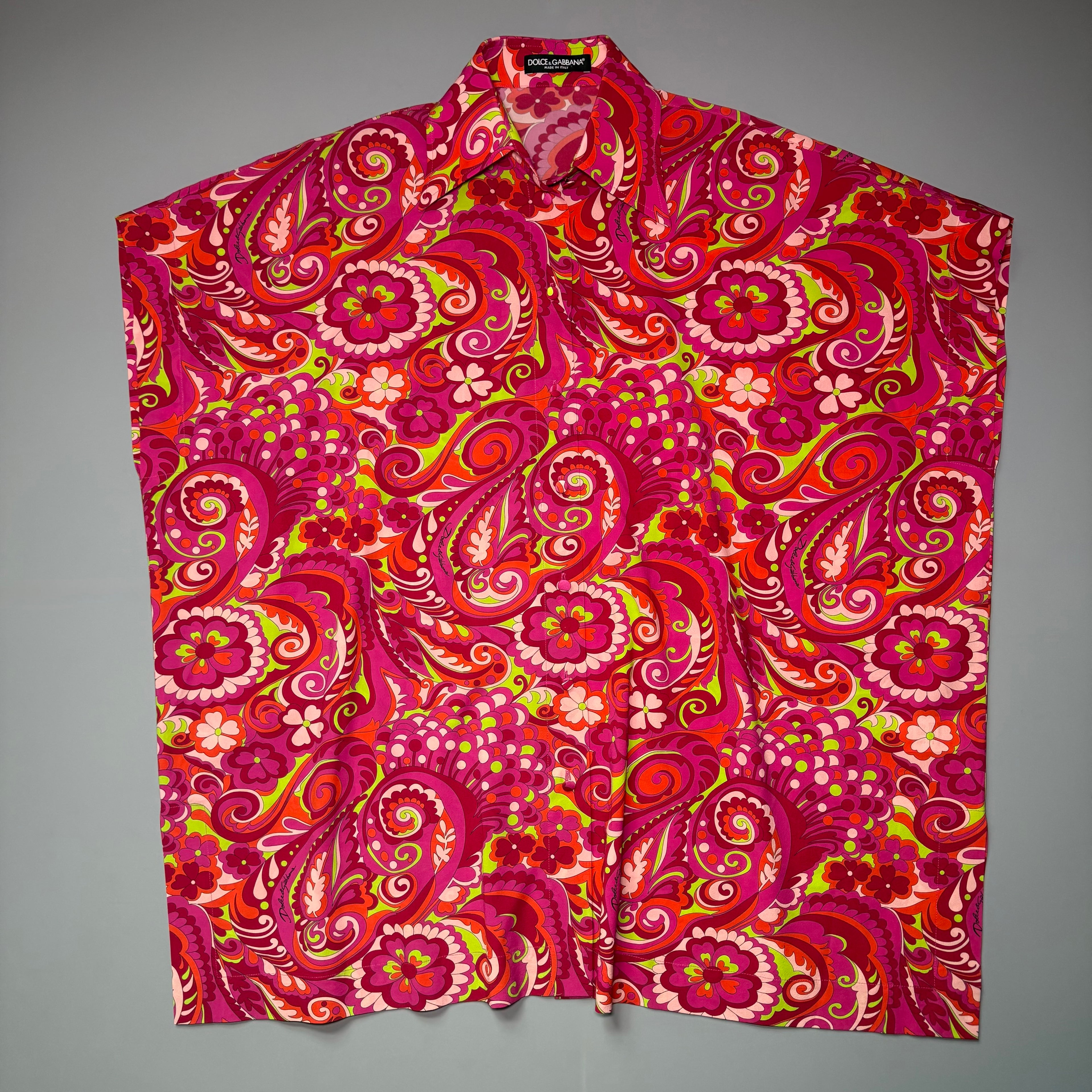 Dolce & Gabbana Printed silk-blend shirt