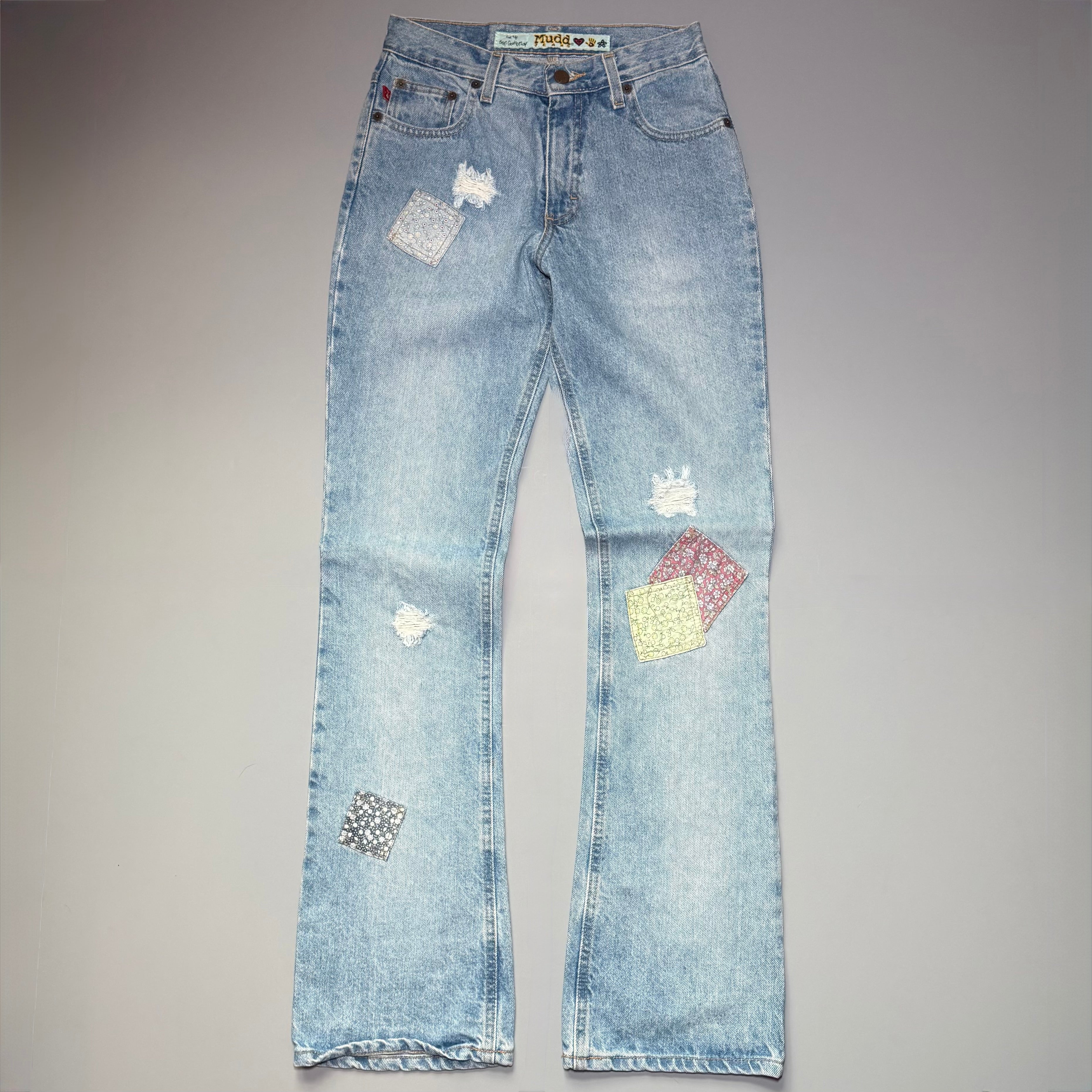 90s Mudd Jeans Bootcut Patchwork Denim