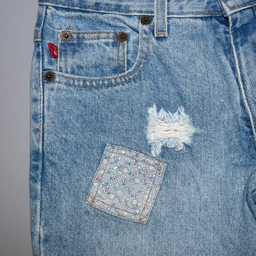 90s Mudd Jeans Bootcut Patchwork Denim