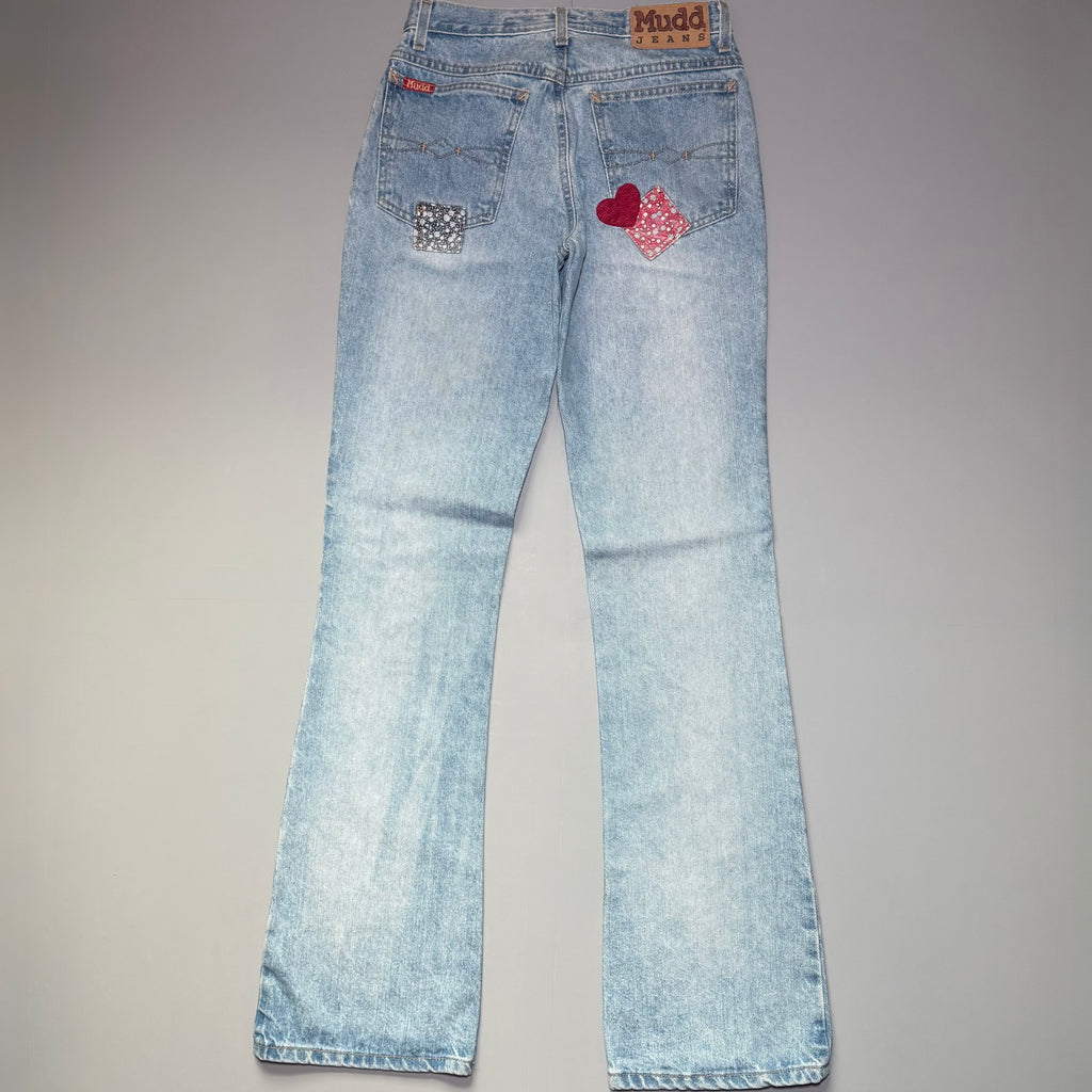 90s Mudd Jeans Bootcut Patchwork Denim