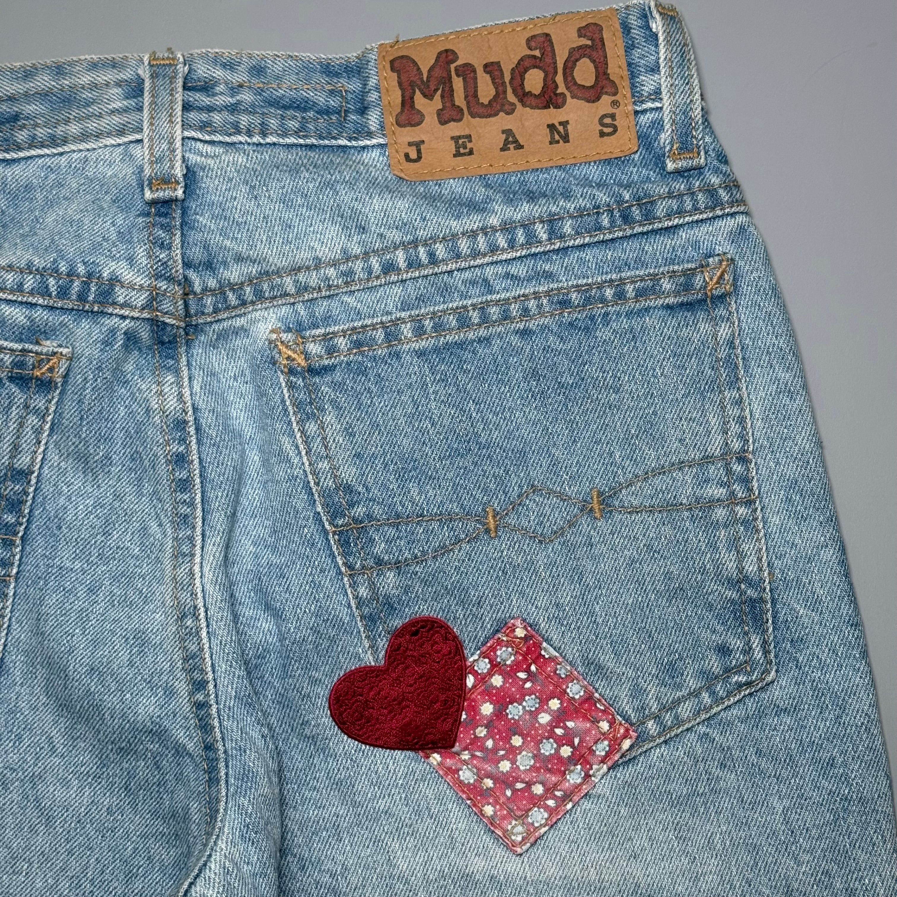 90s Mudd Jeans Bootcut Patchwork Denim