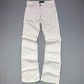 Just Cavalli Crystal JC Logo White Flare Jeans