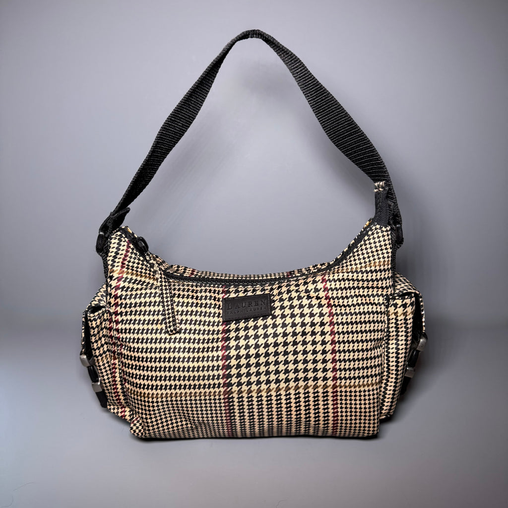 Lauren Ralph Lauren Houndstooth Mini Sport Bag