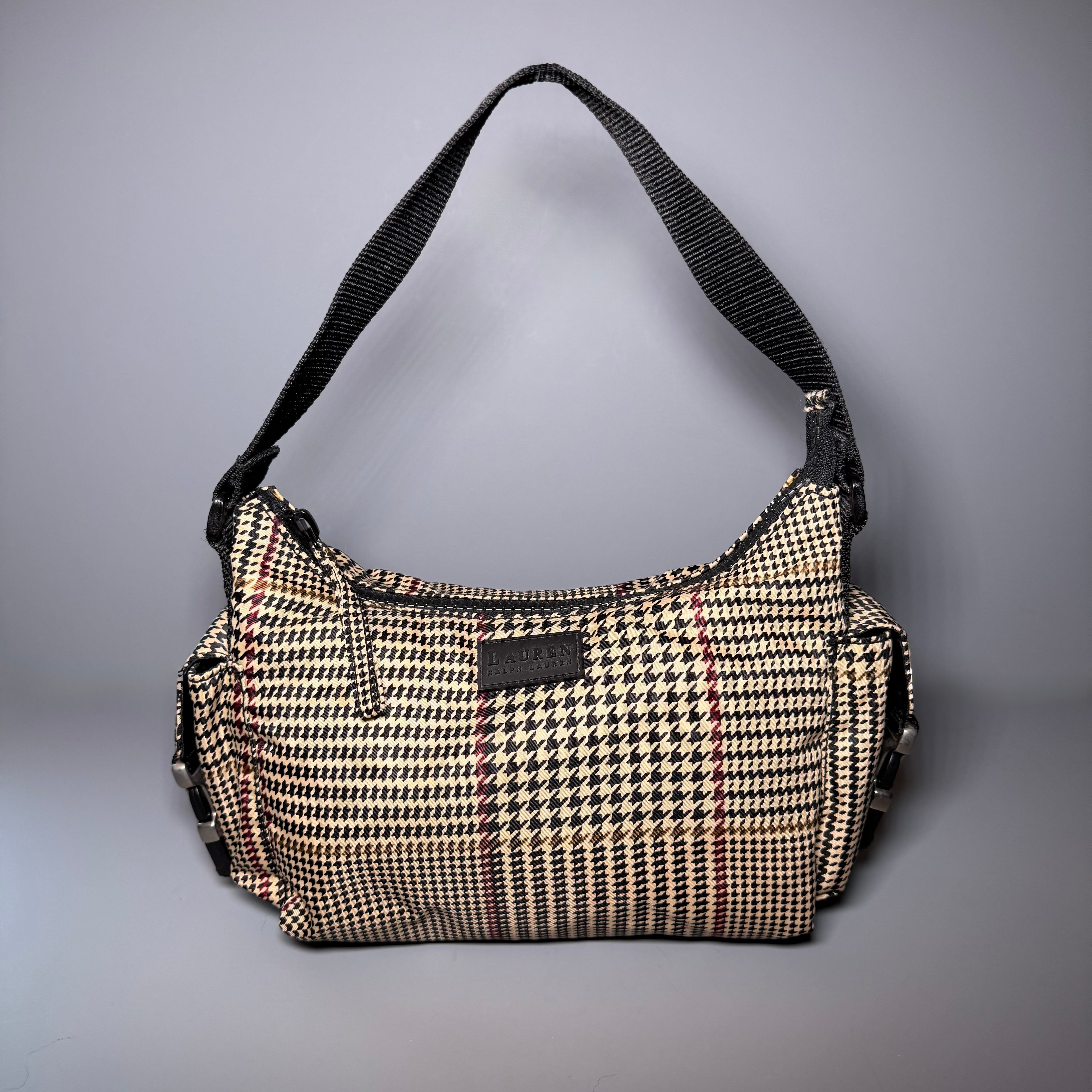 Lauren Ralph Lauren Houndstooth Mini Sport Bag