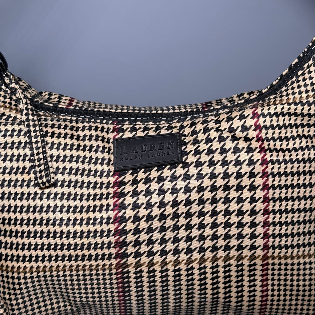 Lauren Ralph Lauren Houndstooth Mini Sport Bag
