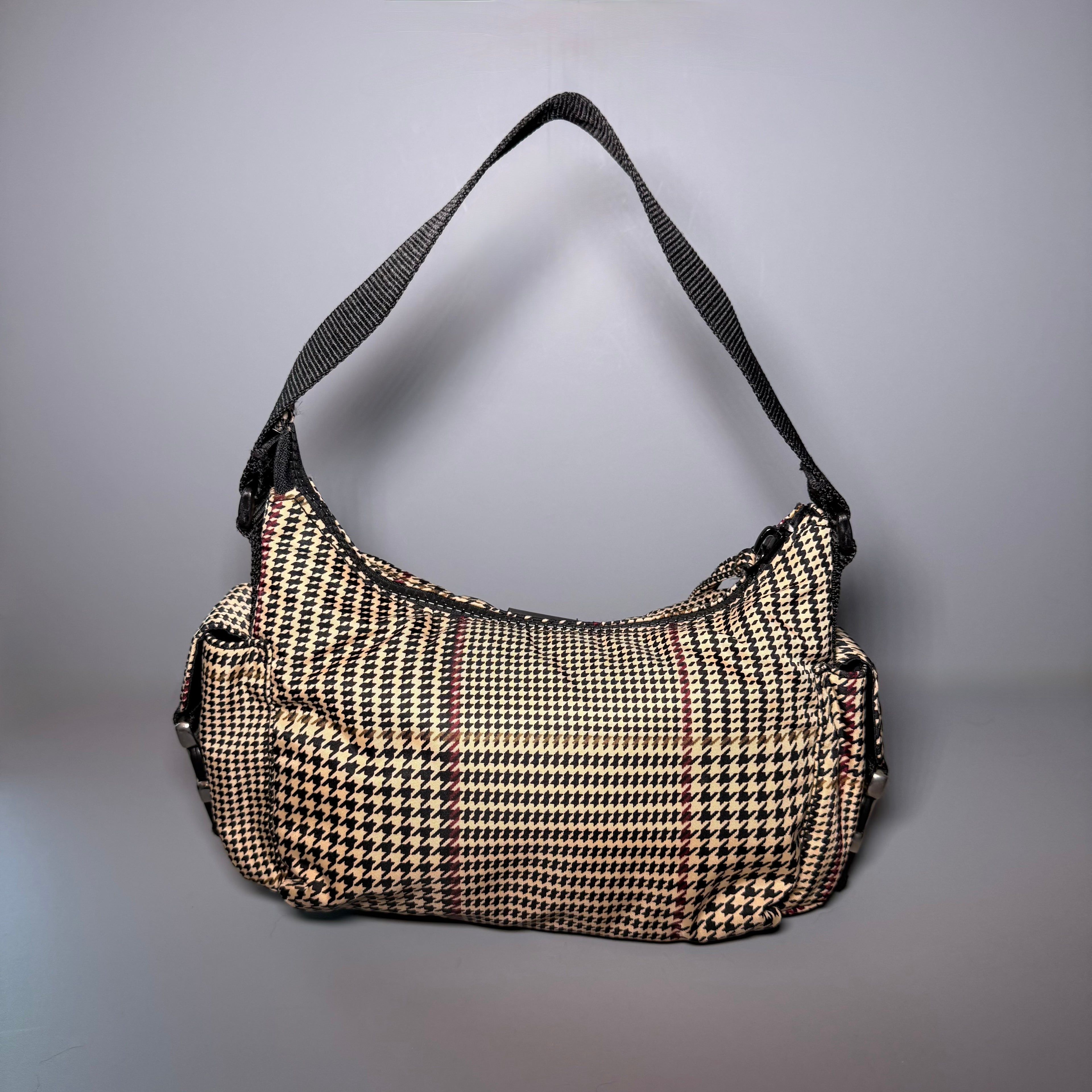 Lauren Ralph Lauren Houndstooth Mini Sport Bag