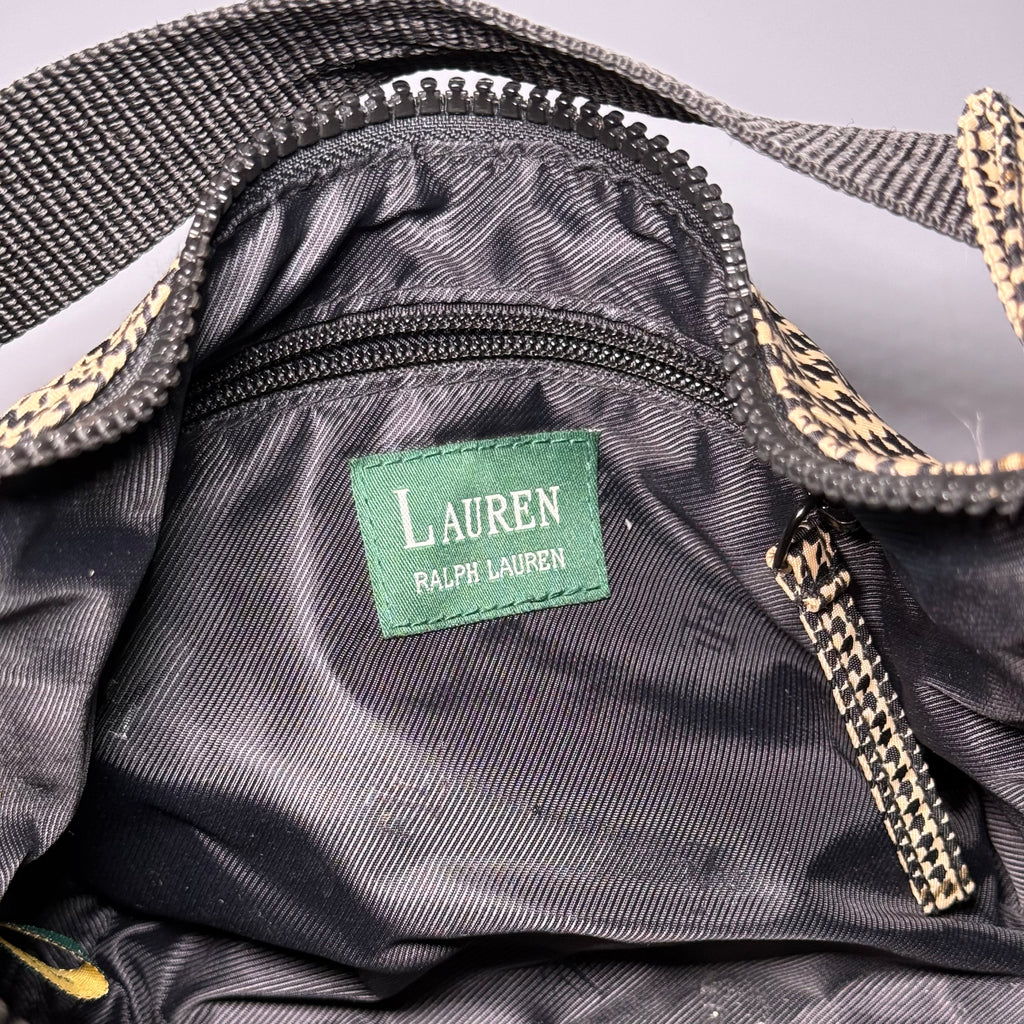 Lauren Ralph Lauren Houndstooth Mini Sport Bag